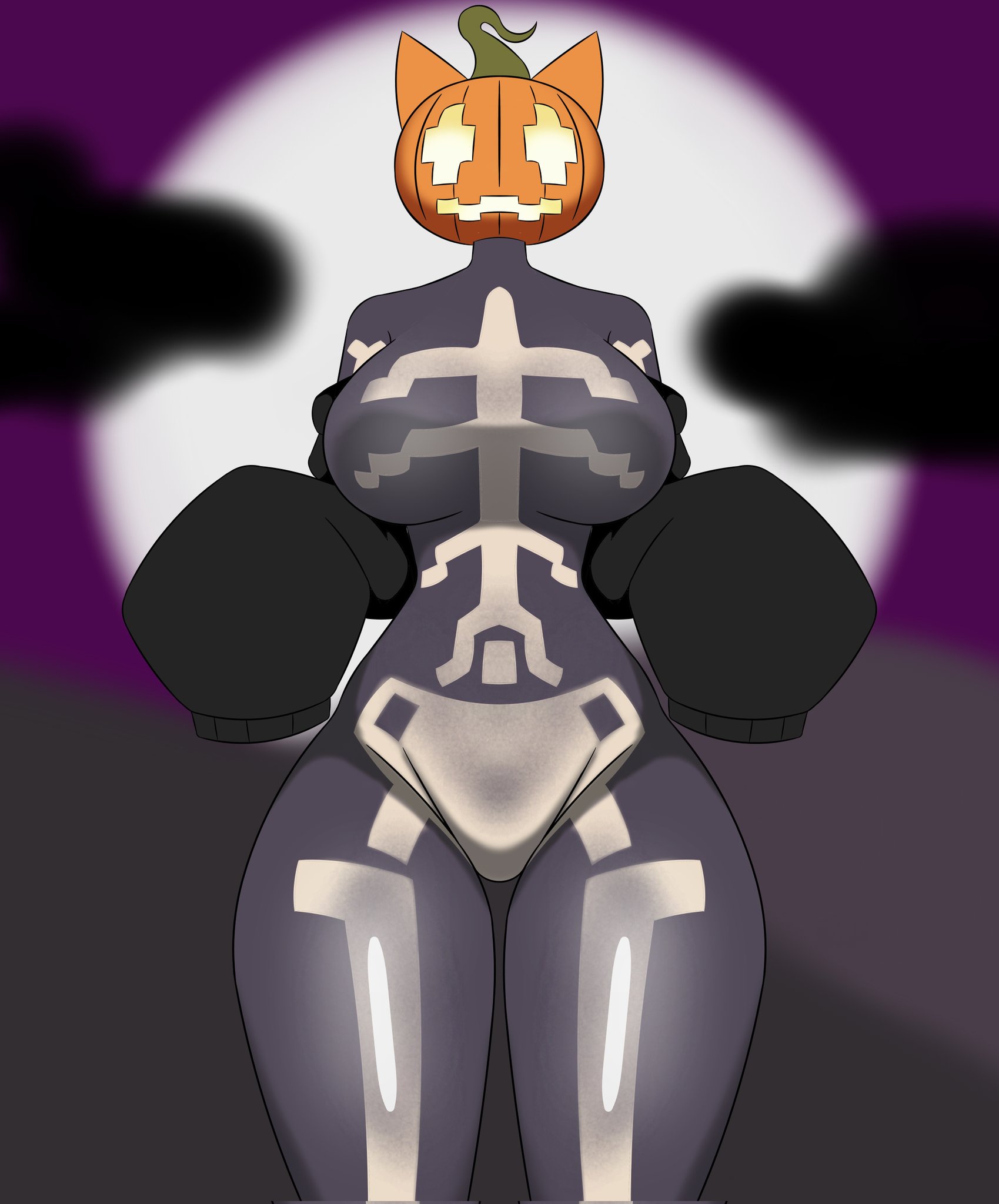 1girls, anthro, ass, big ass, big breasts, big thighs, breasts, butt, cat ears, cat girl, cat tail, catgirl, curvaceous, curvaceous female, curvaceous figure, curvy, curvy figure, curvy hips, delete alliance, deletealliance, female, female focus, female only, fortnite, fortnitemares, gigantic ass, gigantic breasts, gigantic thighs, halloween, huge ass, huge breasts, huge thighs, looking at viewer, pumpkin, pumpkin head, spice (fortnite), thick thighs, thighs