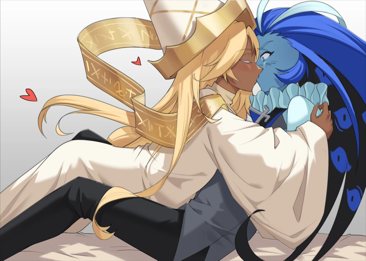 2boys, awakened pure vanilla cookie, blonde hair, blue eyes, choco devil, chocolate and vanilla, cookie run, cookie run kingdom, dark skin, dark-skinned femboy, dark-skinned male, dark-skinned sissy, dark-skinned sub, dark-skinned twink, femboy, femboysub, gay, heterochromia, interracial, kissing, male, male on femboy, pure vanilla cookie, shadow milk cookie