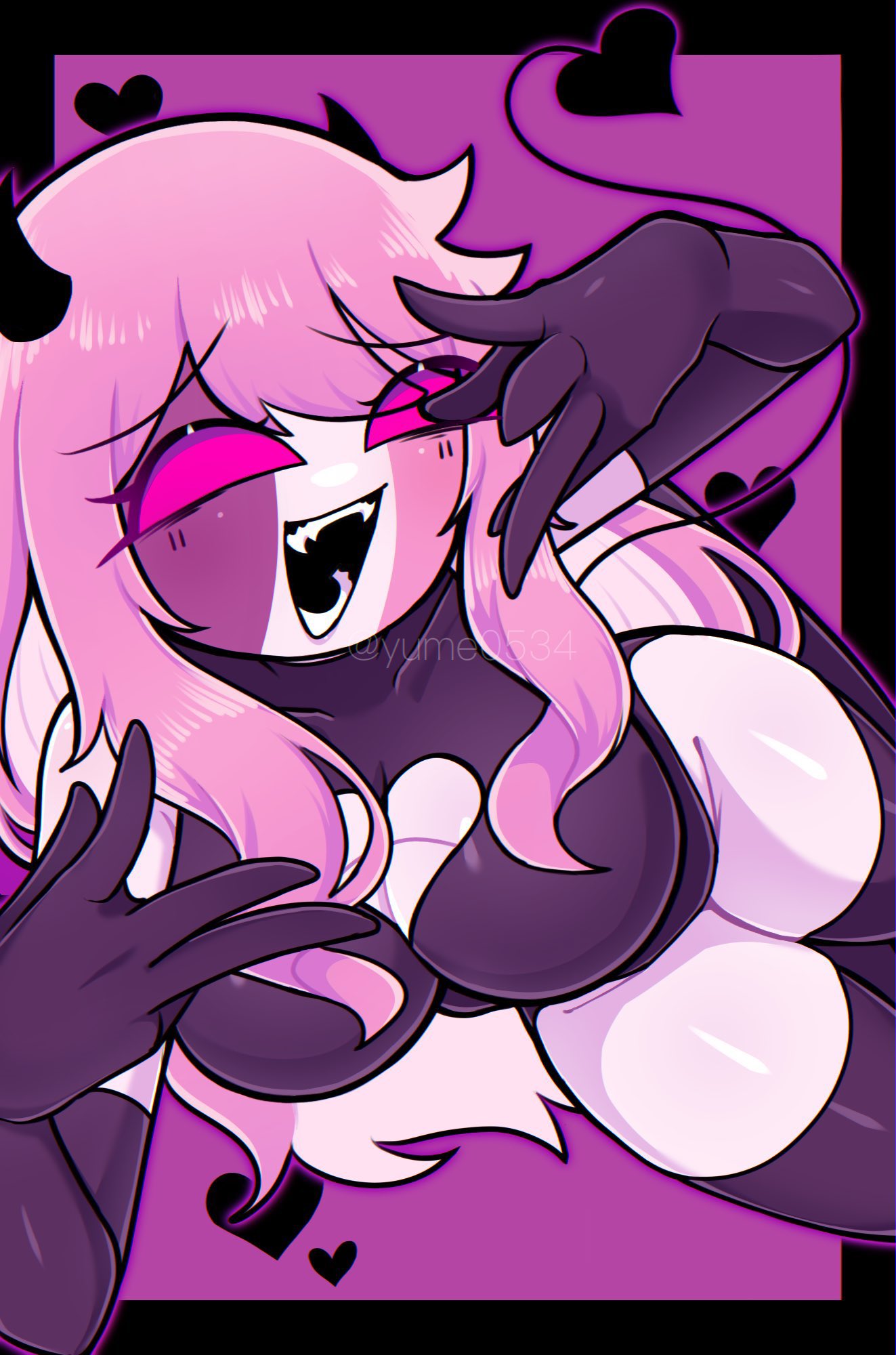 1girls, breasts, female, female only, friday night funkin, friday night funkin mod, lust, sarvente, sarvente (dokki.doodlez), sarvente (fnf mod), sarvente (friday night funkin), tagme, thighhighs, thighs, yume0534