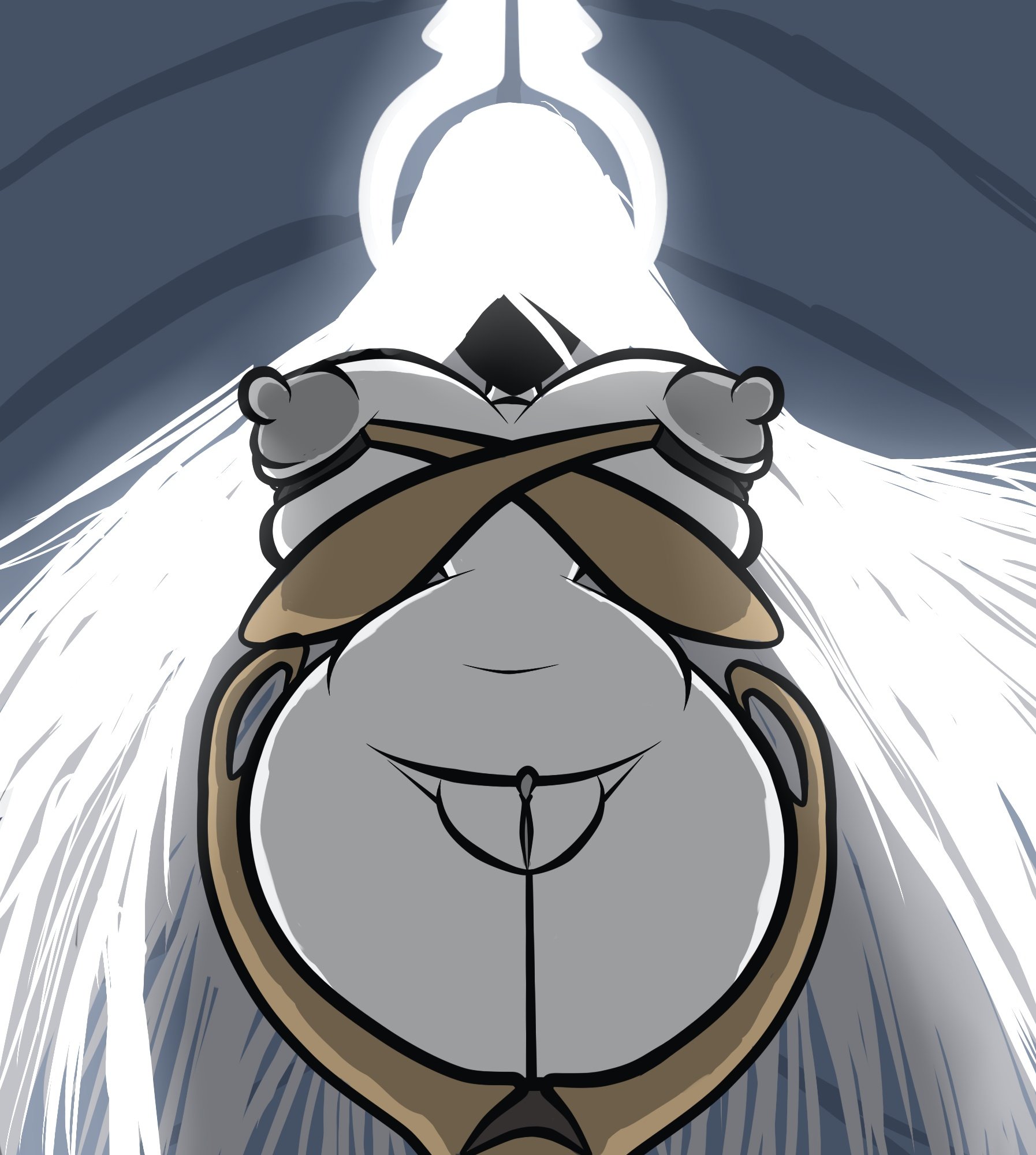 1girls, 2025, big breasts, breasts, female, gauntlets, goddess, grand mother silk, grey body, grey skin, halo, hi res, holding breast, hollow knight, hollow knight: silksong, pussy, silksong, thick thighs, thighs, very long hair, white hair, yuriinsfw (artist)