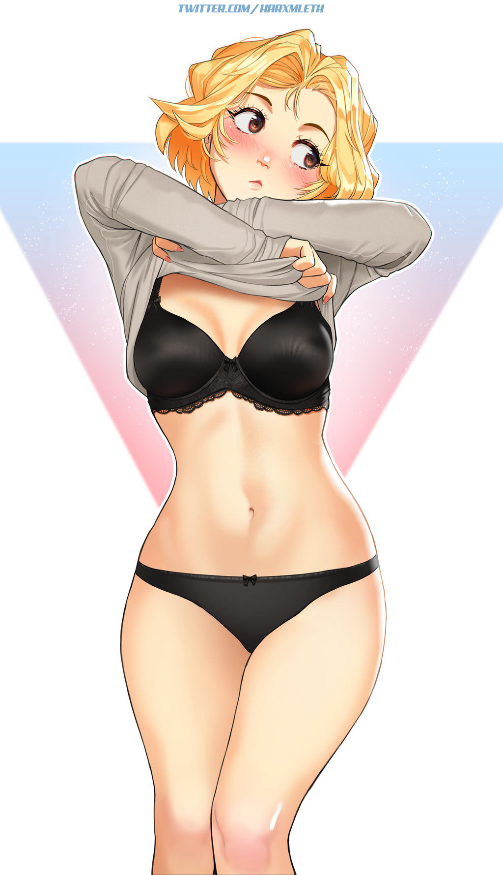 1girls bare_belly bare_calves bare_hands bare_hips bare_knees bare_legs bare_midriff bare_navel bare_skin bare_thighs belly belly_button black_bra black_panties black_underwear blonde_eyebrows blonde_female blonde_hair blonde_hair blonde_hair_female blush blush_face blush_lines blushed_face blushing_at_viewer blushing_face blushing_female bra breasts brown_eyes brown_eyes_female cleavage curvaceous curvaceous_body curvaceous_female curvaceous_figure curvaceous_hips curvaceous_thighs curvy curvy_body curvy_female curvy_figure curvy_hips curvy_thighs dot_nose elbows embarrassed embarrassed_exposed_female embarrassed_expression embarrassed_female embarrassed_nude_female embarrassed_underwear_female exposed_belly exposed_hips exposed_legs exposed_midriff exposed_navel exposed_skin exposed_thighs exposing exposing_breasts exposing_chest exposing_self fair_skin female female_focus female_naked female_only fingernails fingers frilled_bra frilled_underwear half_naked half_nude head_tilt high_resolution highres hourglass_figure knees lean_body lean_figure legs legs_closed legs_together light-skined_female light-skinned light-skinned_female light_skin light_skin_female light_skinned light_skinned_female lips looking_sideways looking_to_the_side mathias_leth medium_breasts midriff naked naked_female naked_woman narrow_waist navel nude nude_female nudity original original_art original_artwork original_character original_characters panties parted_bangs partially_naked ribbon_bra ribbon_panties semi_nude short_hair showing_breasts showing_chest simple_background slender_body slender_waist slim_girl slim_waist smooth_skin solo standing stina_(mathias_leth) thick_thighs thighs thin_waist tilted_head underwear undressing undressing_self upper_body v-line white_background wide_hips yellow_eyebrows yellow_hair yellow_hair_female