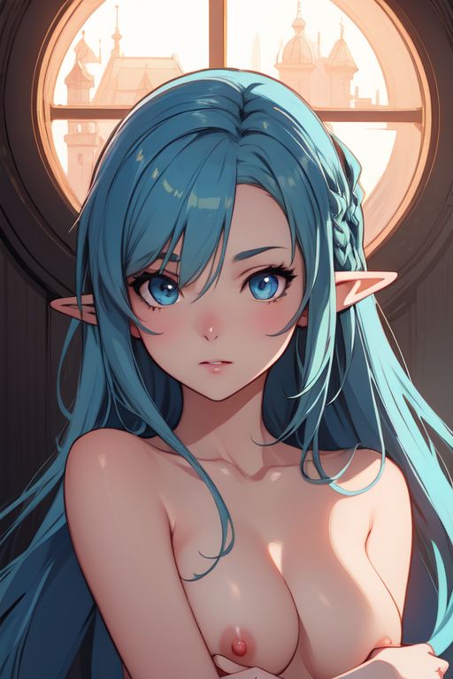 ai_generated elf_ears elf_female elf_girl sword_art_online yuuki_asuna