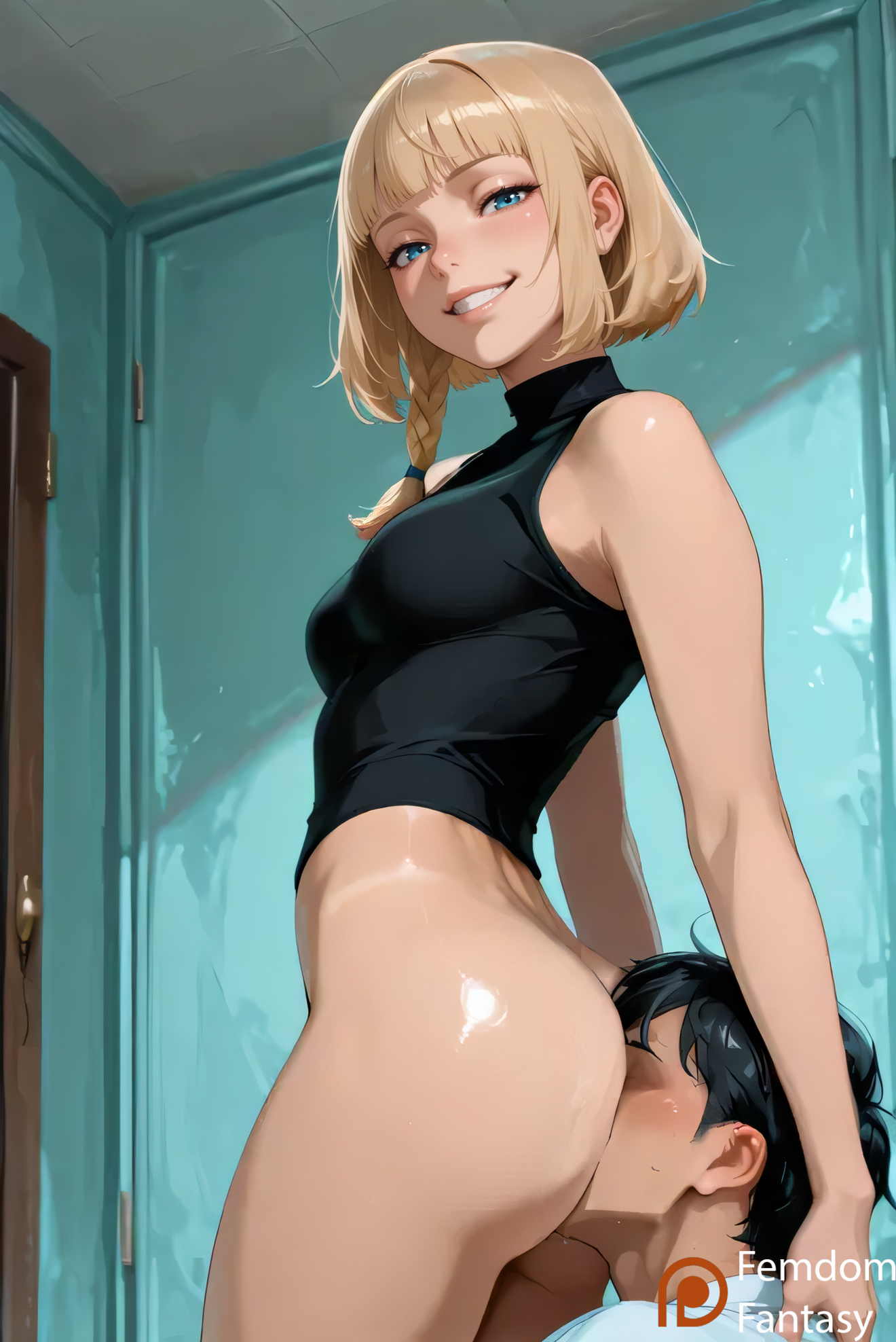 1boy, 1boy1girl, 1girls, ai generated, anal, anal licking, anus, anus lick, anus peek, ass, ass lick, ass licking, detailed, dominant, dominant female, domination, dominatrix, female, femdom, femdomfantasyai, forced, high resolution, highres, human, kissing, licking, licking ass, licking pussy, obey, original character, pussy juice, pussy licking, submission, submissive, submissive male, taller girl, tongue, tongue out, tonguejob, worship, worship play, worshipping ass