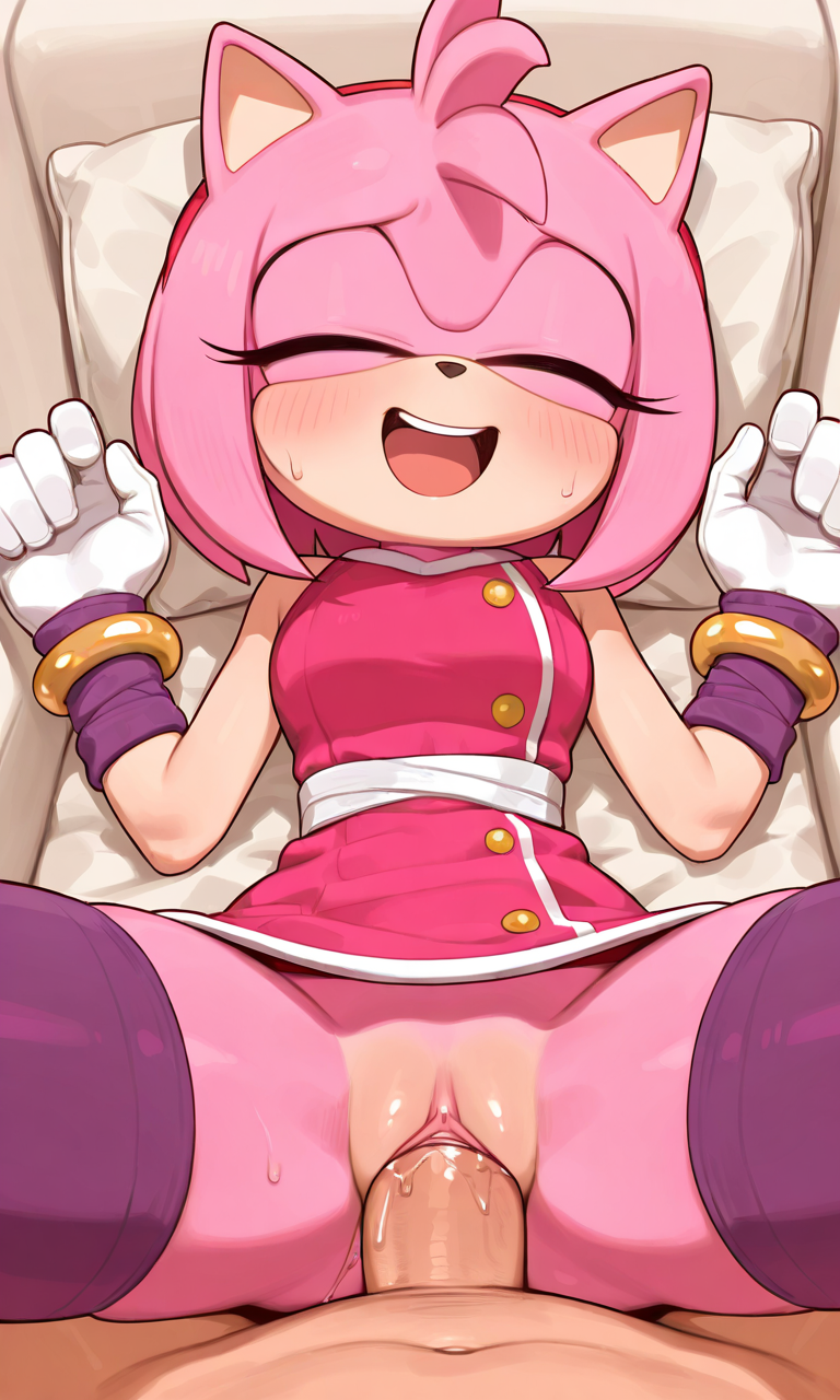 ai_generated amy_rose human human_on_anthro mobian_(species) pixai sillysailor sonic_(series) sonic_boom vaginal_penetration