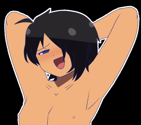 animated, artist self-insert, bitch boy, black hair, bouncing, desire, femboy, femboy focus, femboy only, femboysub, fucked silly, lust, lustful gaze, nipples, plappable, realkafu, slutboy, slutty body, slutty expression, submissive, submissive and breedable, submissive femboy, submissive male, tan body, tan skin, topless, topless male, zukafu shimoto