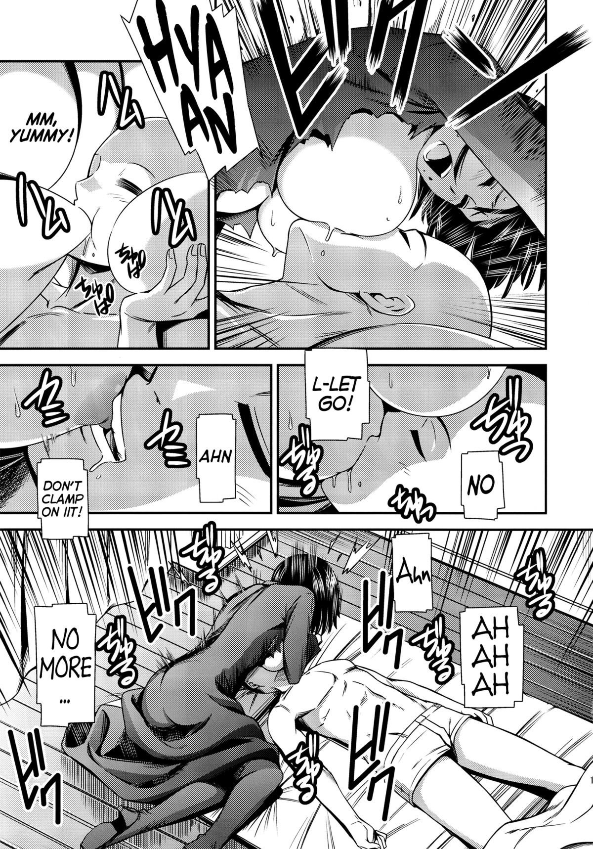 1boy, 1girls, bald, black and white, black hair, blush, boots, breast sucking, breasts, female, fubuki (one-punch man), high heel boots, high heels, kiyosumi hurricane, large breasts, leather boots, male, nipples, one-punch man, saitama, short hair, sleeping, tagme, thigh boots, thigh highs, thighhighs, thighs