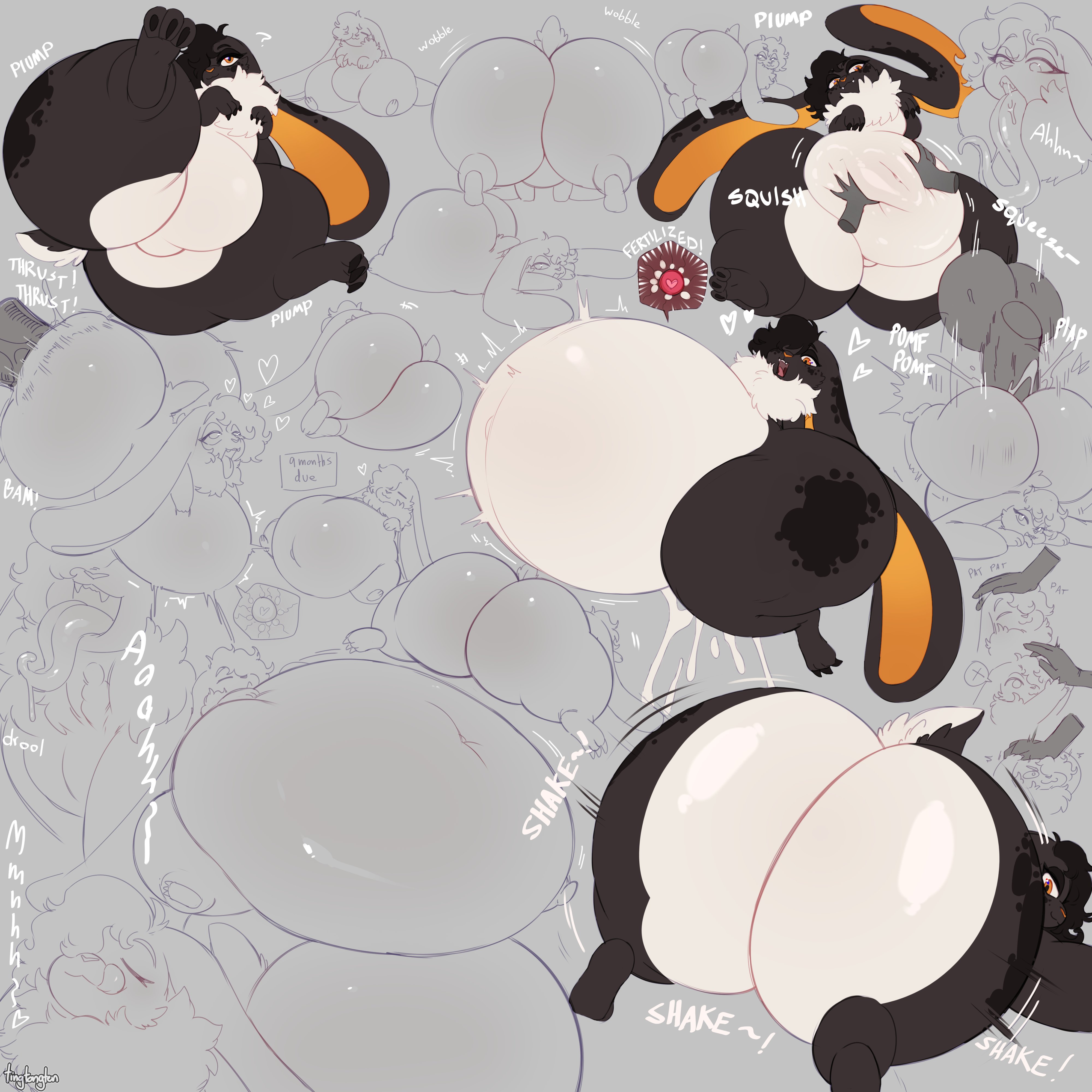 ass, big ass, bubble ass, bubble butt, cums0da, feral, furry, huge ass, impregnation, juska (justkindofhere), pregnant, sex, tagme, thick thighs, tingtongten, wide hips