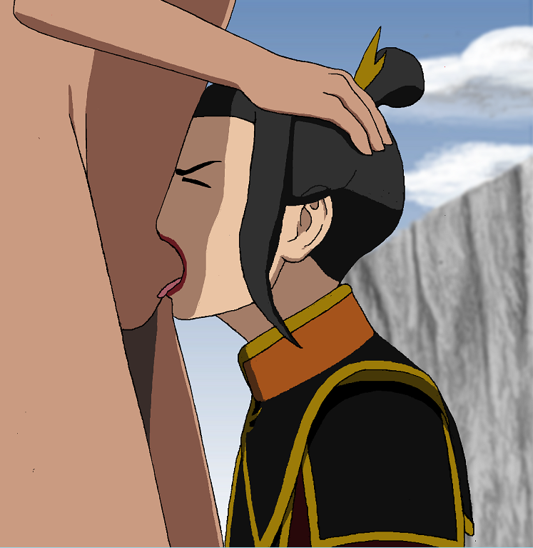 1boy 1girls all_the_way_to_the_base avatar_legends avatar_the_last_airbender azula black_hair deepthroat face_fucking face_plant facefuck fellatio female fire_nation male male/female throat_fuck yonkaku