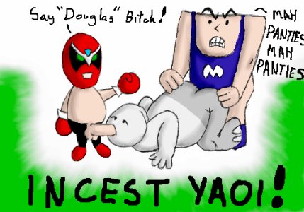 anthro furry ghastly_(artist) homestar_runner male male_only strong_bad strong_mad strong_sad what yaoi