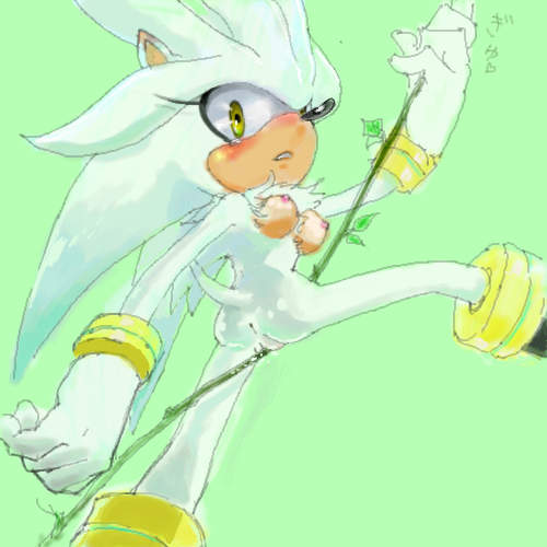 1:1 anthro anus ass beige_skin black_nose blush boots breasts color female female_only footwear fur furry furry_ass furry_ears furry_tail gloves green_background hedgehog manaita nipples nude open_eyes pointy_ears pussy pussy_juice rule_63 sega silver_the_hedgehog solo sonic_(series) sonic_the_hedgehog_(series) straight_hair tail vulva white_fur yellow_eyes