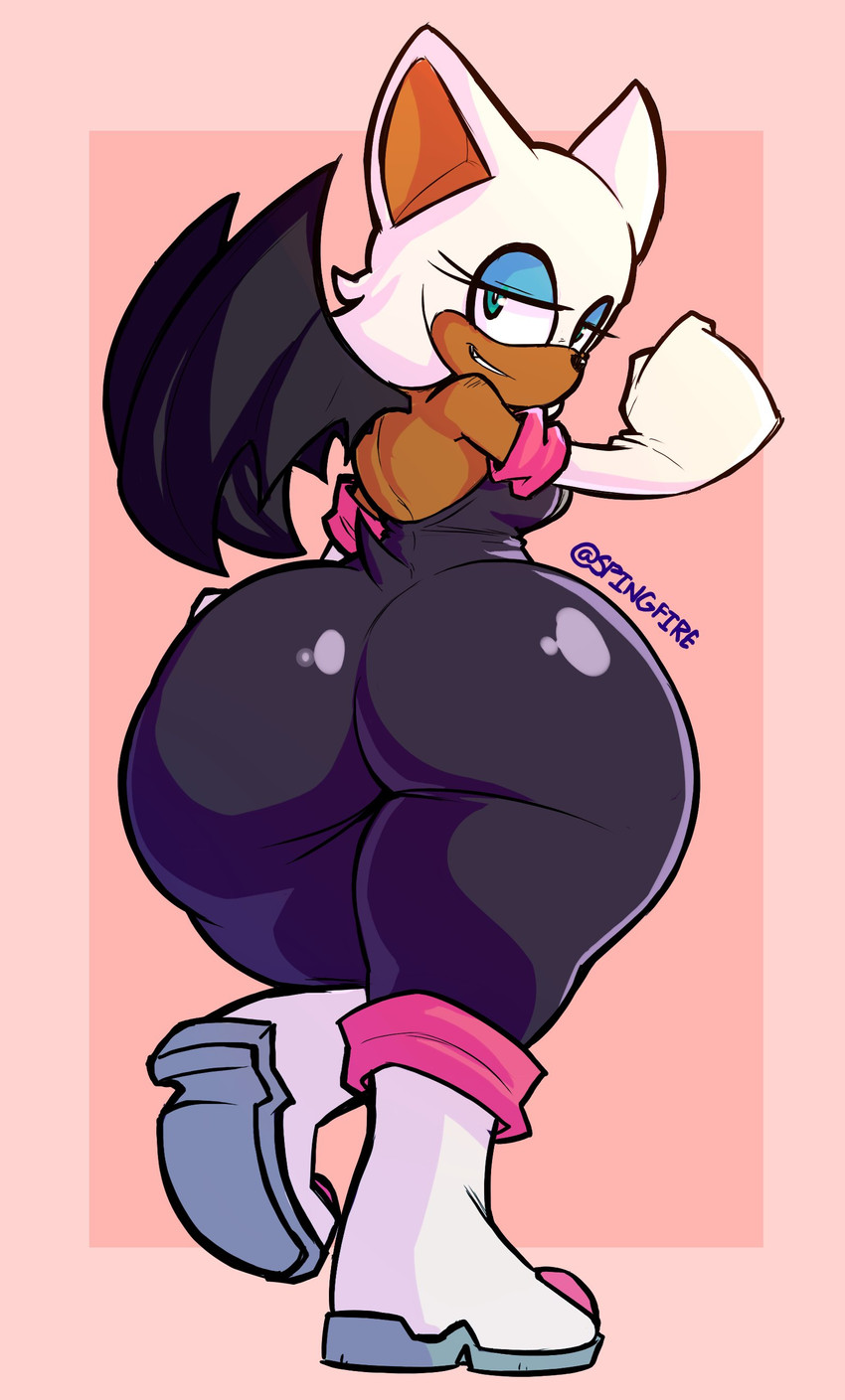 rouge the bat, sega, sonic (series), sonic the hedgehog (series), spingfire, tagme