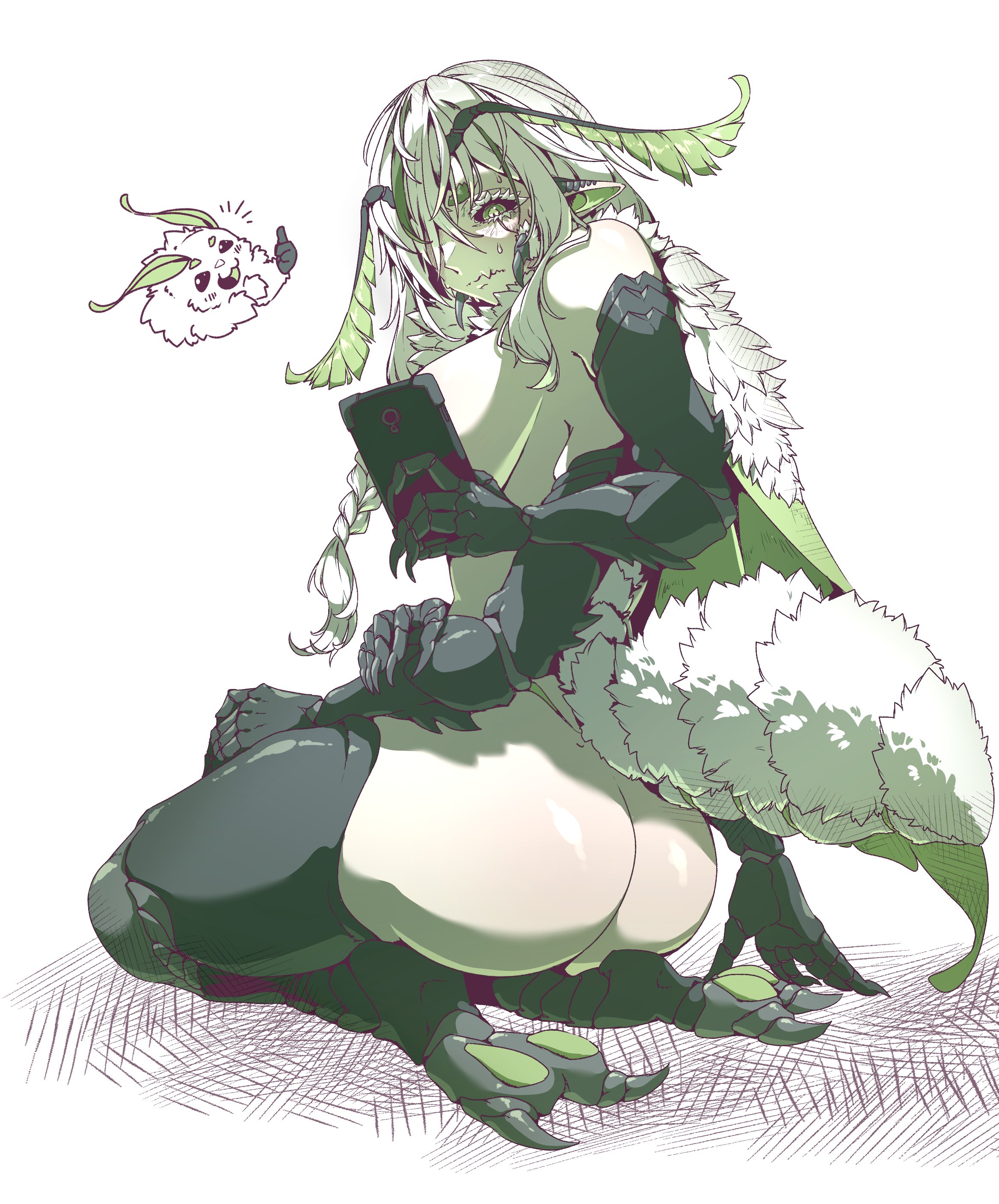 1girls, artistic biblical greed (meme), artists biblical greed (meme), ass, ass focus, big ass, big breasts, booty, breasts, breasts out, cake, caked up, cellphone, egocider, embarrassed nude female, female, juniper (egocider), juniper actias, large ass, large breasts, looking back, moth, moth girl, moth humanoid, selfie, sideboob, sweat, thick, thick ass, thick thighs, thighhighs, thighs, tits, virtual youtuber