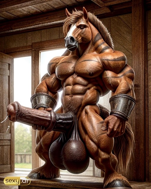 1anthro 1boy 1horse 1male 1man abs ai_generated balls ballsack bara bara_tiddies bara_tits biceps big_balls big_cock big_dick big_penis big_testicles boner brown_body cock deltoids dick equid equine equine_genitalia fat_balls fat_cock fat_penis flared_penis furry gigantic_balls gigantic_cock gigantic_penis gigantic_testicles horse horse_penis horsecock huge_balls huge_cock huge_dick huge_penis huge_testicles large_balls large_cock large_dick large_pecs large_pectorals large_penis large_testicles male_focus male_nipples male_only man man_boobs man_breasts man_tits manly monster monster_cock muscle muscles muscular muscular_anthro muscular_male nipples nuts nutsack original original_character pecs pectorals penis scrotum striped_fur stripes testicles thancrus trapezius vein veins veins_on_dick veiny veiny_muscles veiny_penis