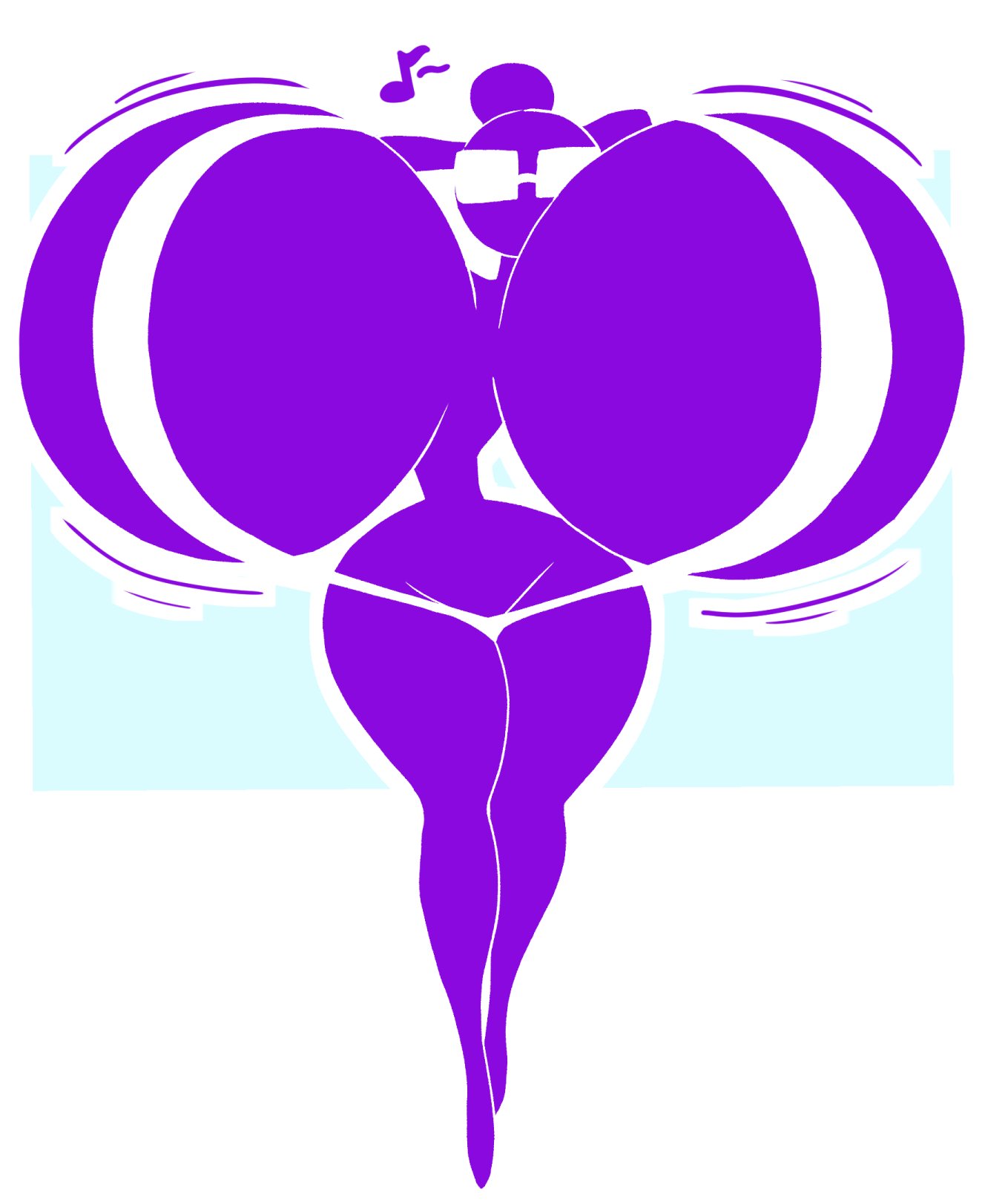 angstrom big_breasts bikini digital_drawing_(artwork) digital_media_(artwork) faceless_female fanart female female_only glasses hair_bun harvestman_here hyper_breasts minimalist no_eyes pictogirls_(harvestman) pictogram purple_(harvestman) simple_background sling_bikini small_waist stick_figure stickman stickwoman top_heavy