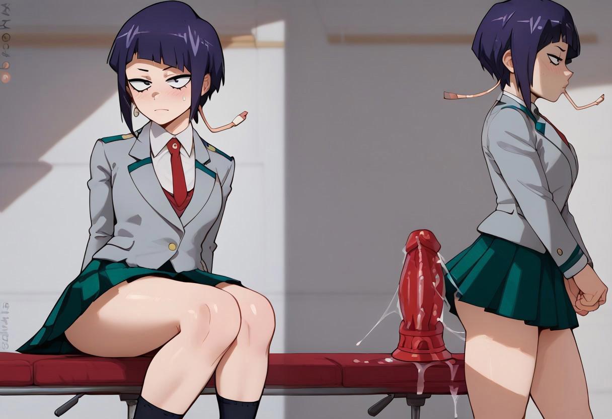 ai_generated before_and_after boku_no_hero_academia cum_drip cute dildo dildo_in_pussy dildo_reveal dildo_riding dildo_sitting dripping_pussy female_only heroine jirou_kyouka kuriva kyoka_jiro masturbation my_hero_academia red_dildo school_uniform sitting_on_dildo skirt slut solo_female thick_thighs wide_hips