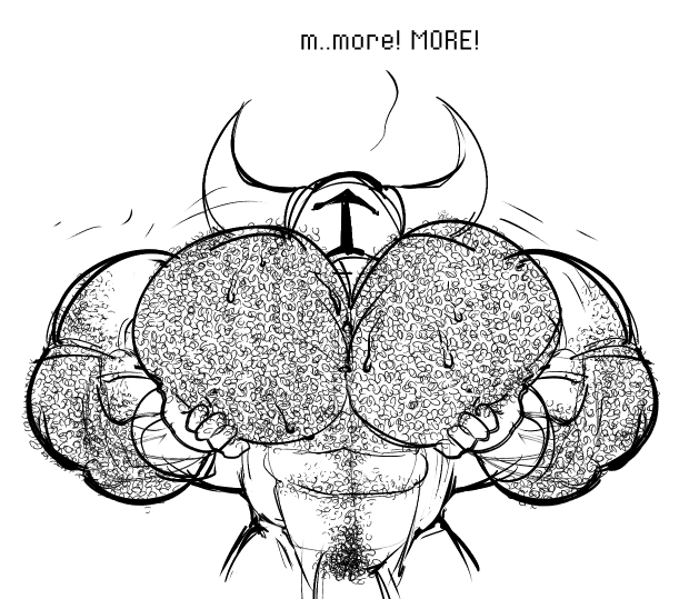 balls bara big_muscles big_penis body_hair flaccid helmet male male_only monochrome muscle_growth muscles muscular nude penis ripped-saurian shovel_knight shovel_knight_(character) solo solo_male