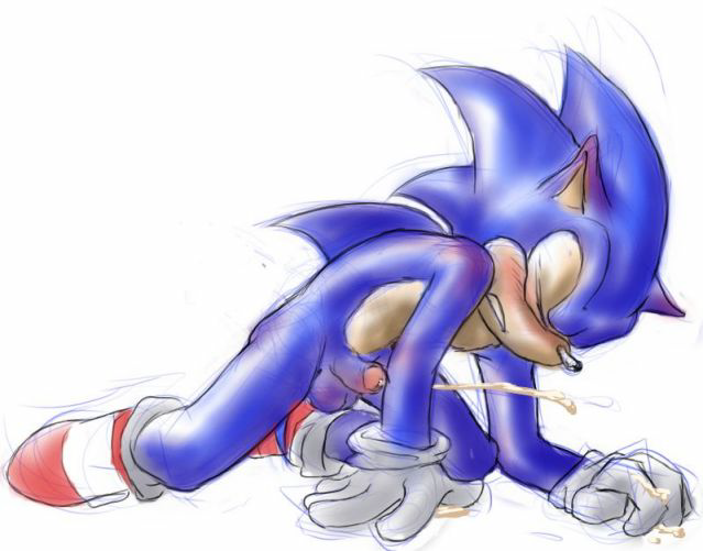 balls blue_arms blue_fur blush closed_eyes clothing cum footwear furry gloves gree hands-free hedgehog male male_only mammal orgasm penis sega shoes solo sonic_(series) sonic_1 sonic_team sonic_the_hedgehog sonic_the_hedgehog_(series)