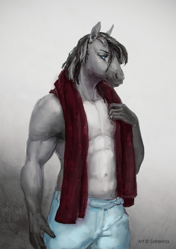 animal anthro grey_skin horse jericho_(ulfhednar) male_only tagme