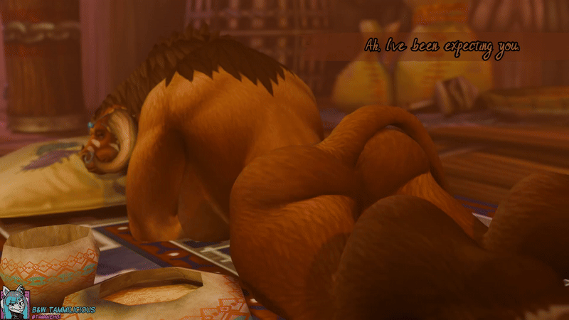 3d 3d_animation animal_humanoid animated ass blizzard_entertainment bovid bovid_horn bovid_humanoid bovine bovine_horn bovine_humanoid brown_body brown_fur butt_focus dialogue digital_media_(artwork) female fur horn humanoid mammal mammal_humanoid nude nude_female shaking_butt solo solo_focus tail tammilicious taur tauren warcraft