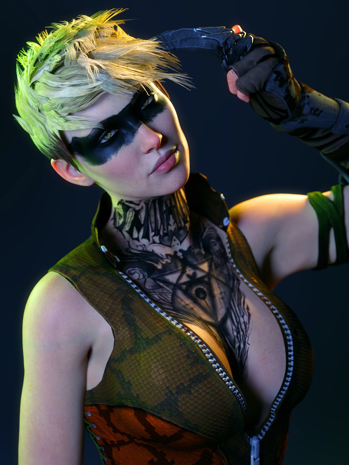 1girls, 3d, batman (series), batman: arkham origins, big breasts, breasts, copperhead, copperhead (arkham origins), copperhead (dc), curvaceous, curvy, curvy figure, dc, dc comics, female, hips, hourglass figure, huge breasts, large breasts, larissa diaz, legs, light skin, light-skinned female, mature, mature female, slim waist, supervillain, supervillainess, thick, thick hips, thick legs, thick thighs, thighs, villain, villainess, voluptuous, waist, wide hips, word2