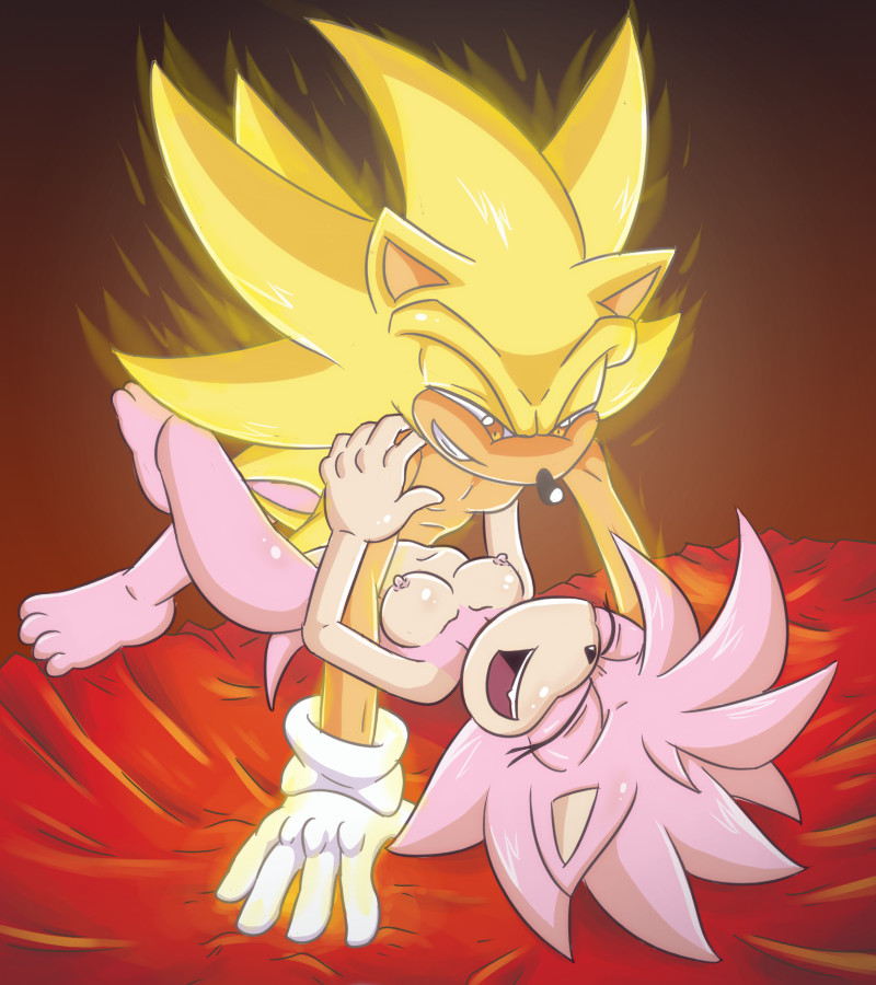 amy_rose anthro bed bedroom breasts female fur hedgehog male mammal missionary_position penetration pink_fur raitosarudoi sex sonic_(series) sonic_the_hedgehog sonic_x straight super_sonic vaginal_penetration