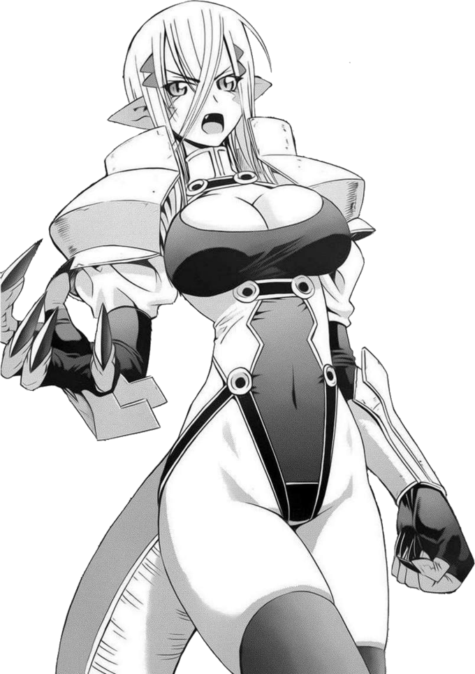 12_beast 1girls armor big_breasts claws clothed female female_only lizard_girl long_hair monochrome okayado reptile scales solo solo_focus standing