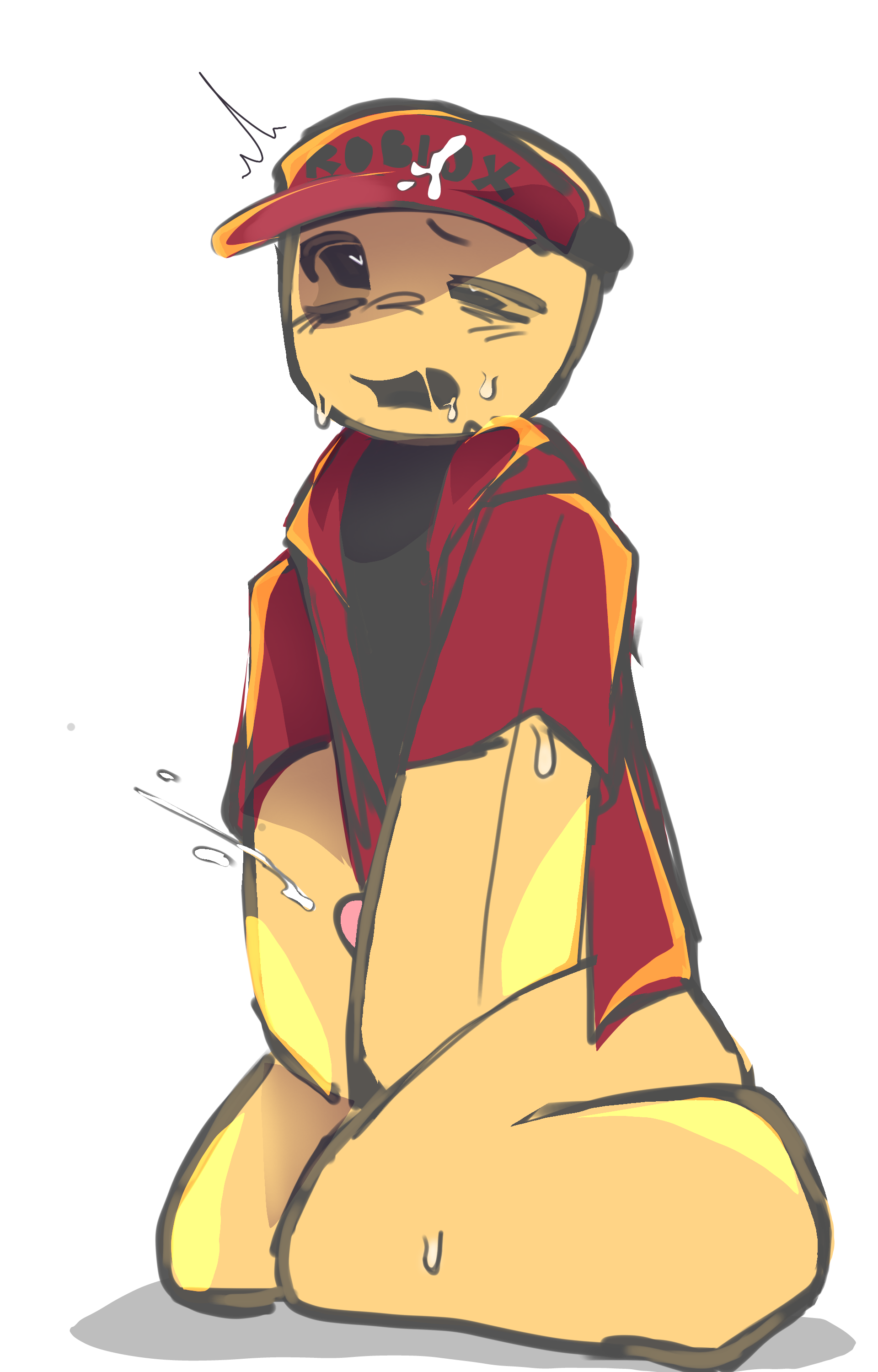 1boy, artist request, blocky body, elliot (forsaken), elliot (work at a pizza place), forsaken (roblox), jerking, jerking off, jerkingoff, male, masturbation, roblox, roblox game, robloxian, solo, solo male, source request, tagme, without pants