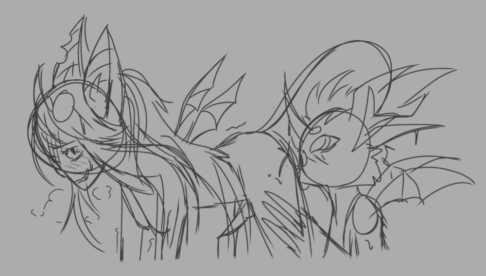 2025 alien anthro anthro_bat anthropomorphic anthropomorphic_bat bat bat_ears bat_wings big_ears big_eyes blush breath_cloud claws cock cunnilingus deuteronomy furry futanari glasses glasses_on_head hard_cock hellbat horn horns hyi intersex lapfox lapfox_trax lapfoxtrax licking_pussy long_hair long_tail medium_breasts naked naked_body panting patting_head penis perked_nose shaking shaking_body sketch sketchy wings wings_on_back wings_open