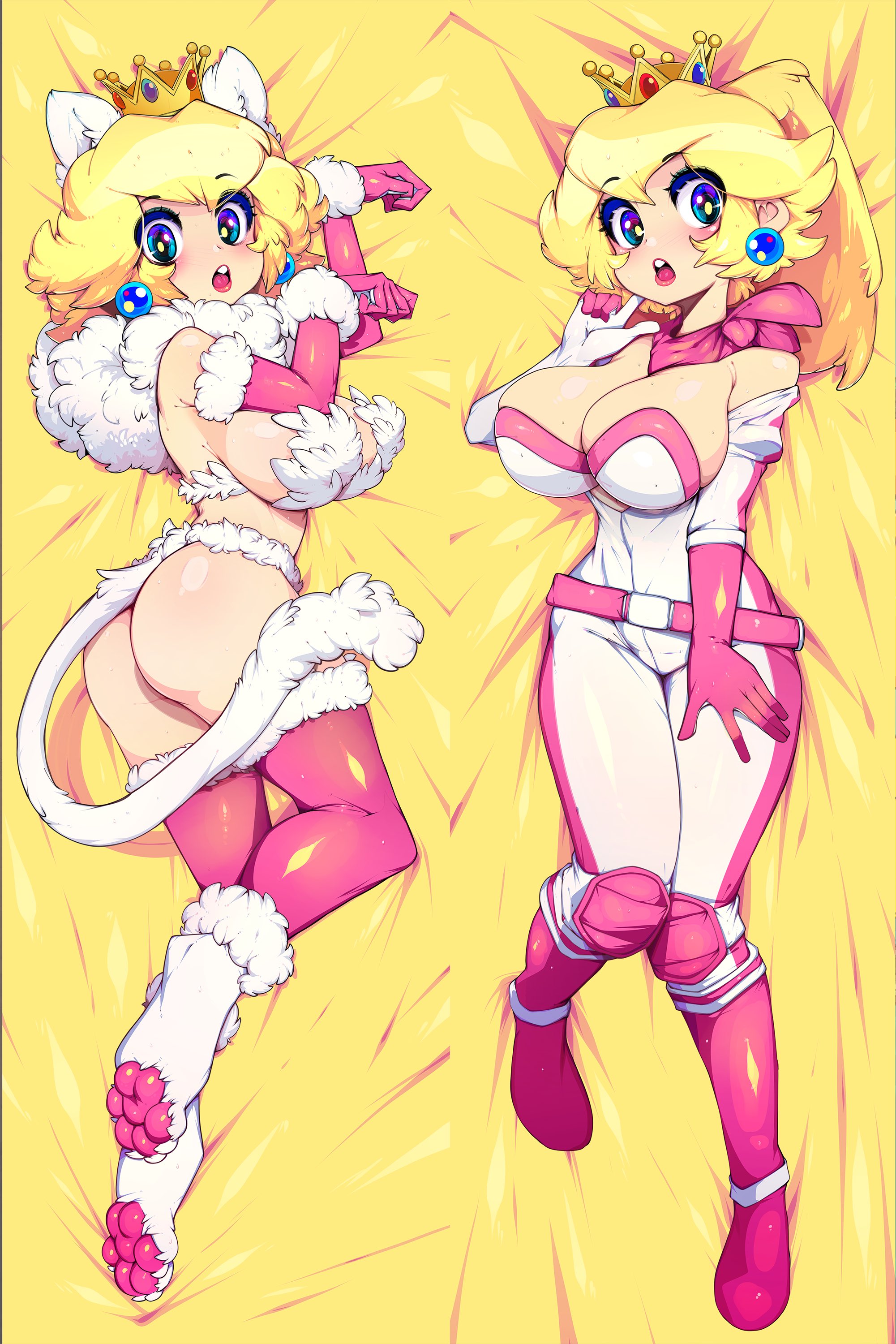 dakimakura, dakimakura design, jpeg, mario (series), princess peach, skimpy clothes, slugbox, super mario bros., super mario bros. (2023 film), tagme