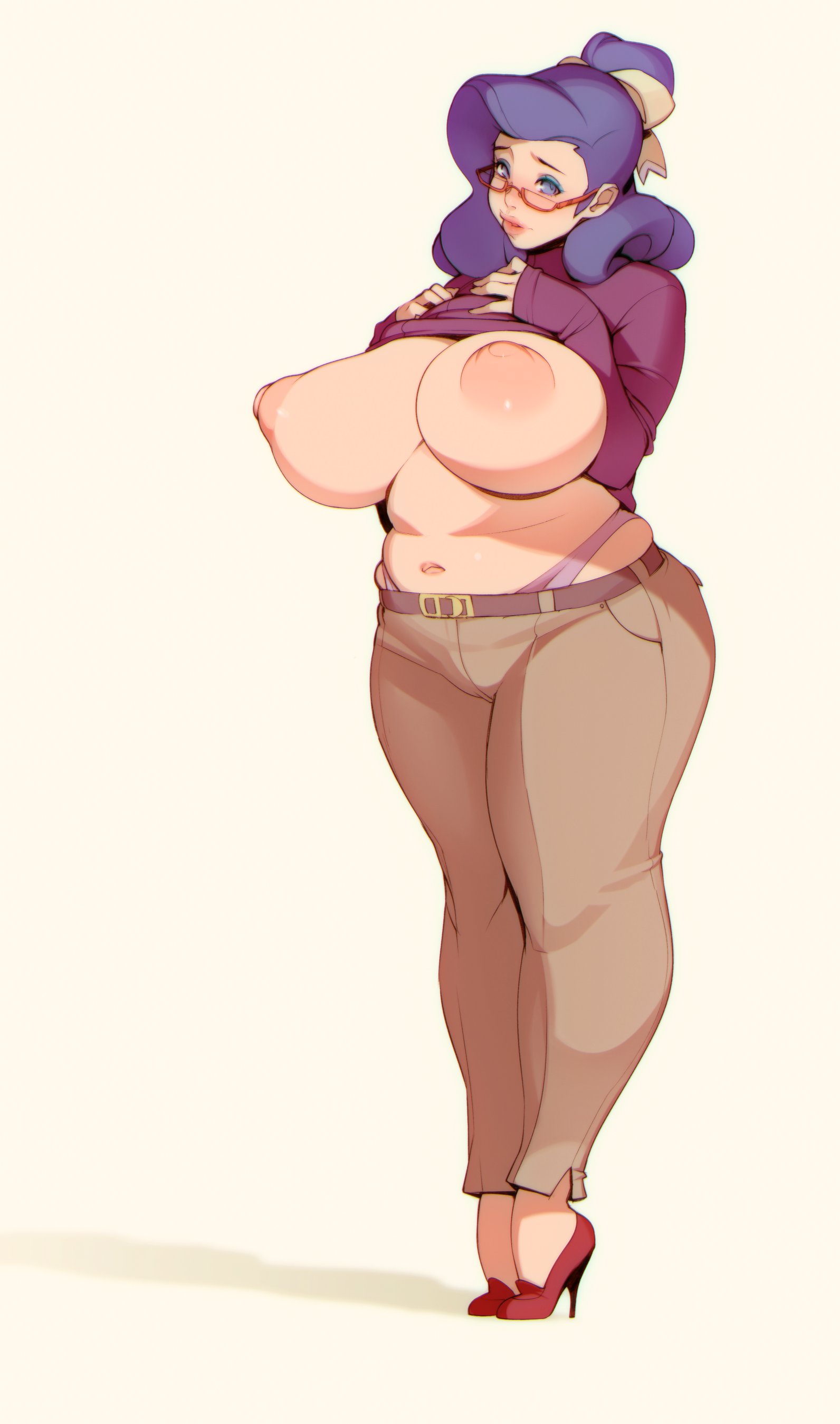 1girls, big areola, big breasts, big nipples, big thighs, breasts, breasts bigger than head, breasts out, breasts out of clothes, busty, curvaceous, curvy, curvy female, curvy figure, doxy, enormous breasts, equestria girls, female, female only, giant breasts, gigantic breasts, huge breasts, huge thighs, inverted nipples, large breasts, milf, my little pony, rarity (mlp), shirt lift, shirt up, thick ass, thick legs, thick thighs, thong, thong panties, thong straps, thunder thighs, thunderthighs, topless, voluptuous, wide hips, wide thighs
