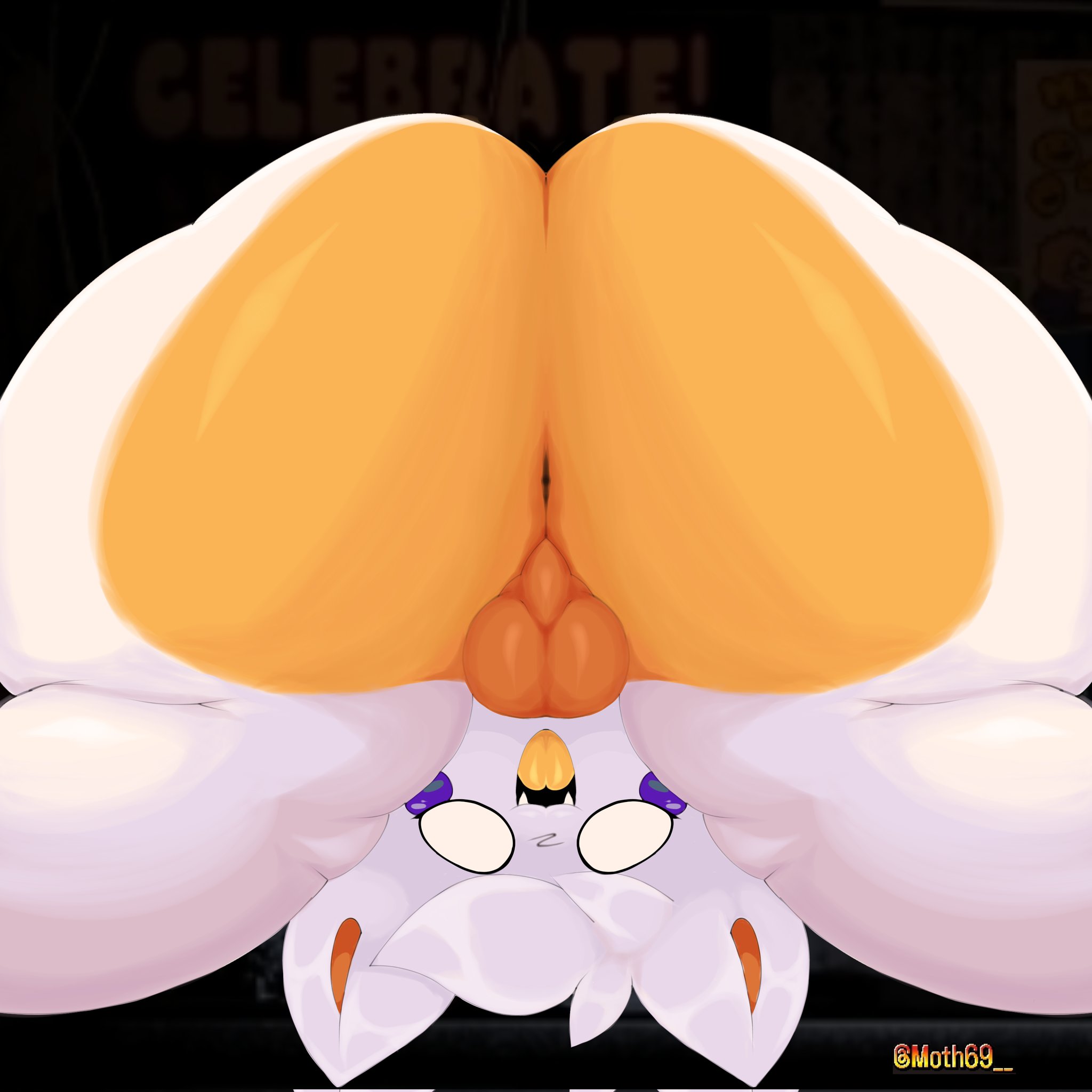 1boy, 1boys, alternate version, big ass, cock, fat ass, five nights at freddy's, five nights at frickbears, five nights at frickbears 3, furry, furry male, furry only, gay, giant ass, gigantic ass, huge ass, hyper, hyper ass, large ass, lolbit, lolbit (fnaf), lolbit (frickbears), lolbit (male), massive ass, moth69 , phat ass, solo, solo focus, solo male