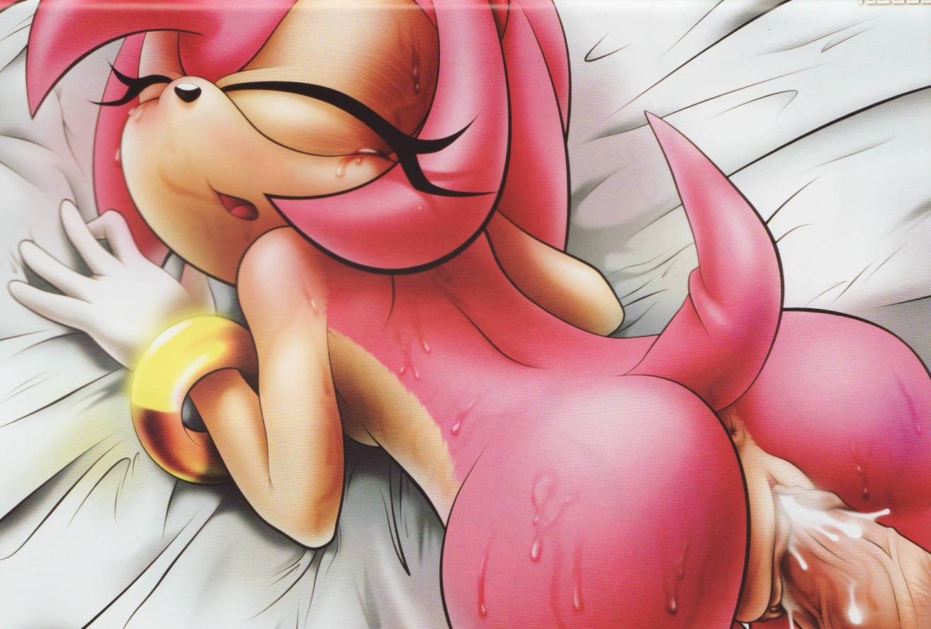 amy_rose anthro anus ass closed_eyes cum cute female fur furry hedgehog male mammal penis pink_fur pussy sex sonic_(series) sonic_team straight tcprod wet