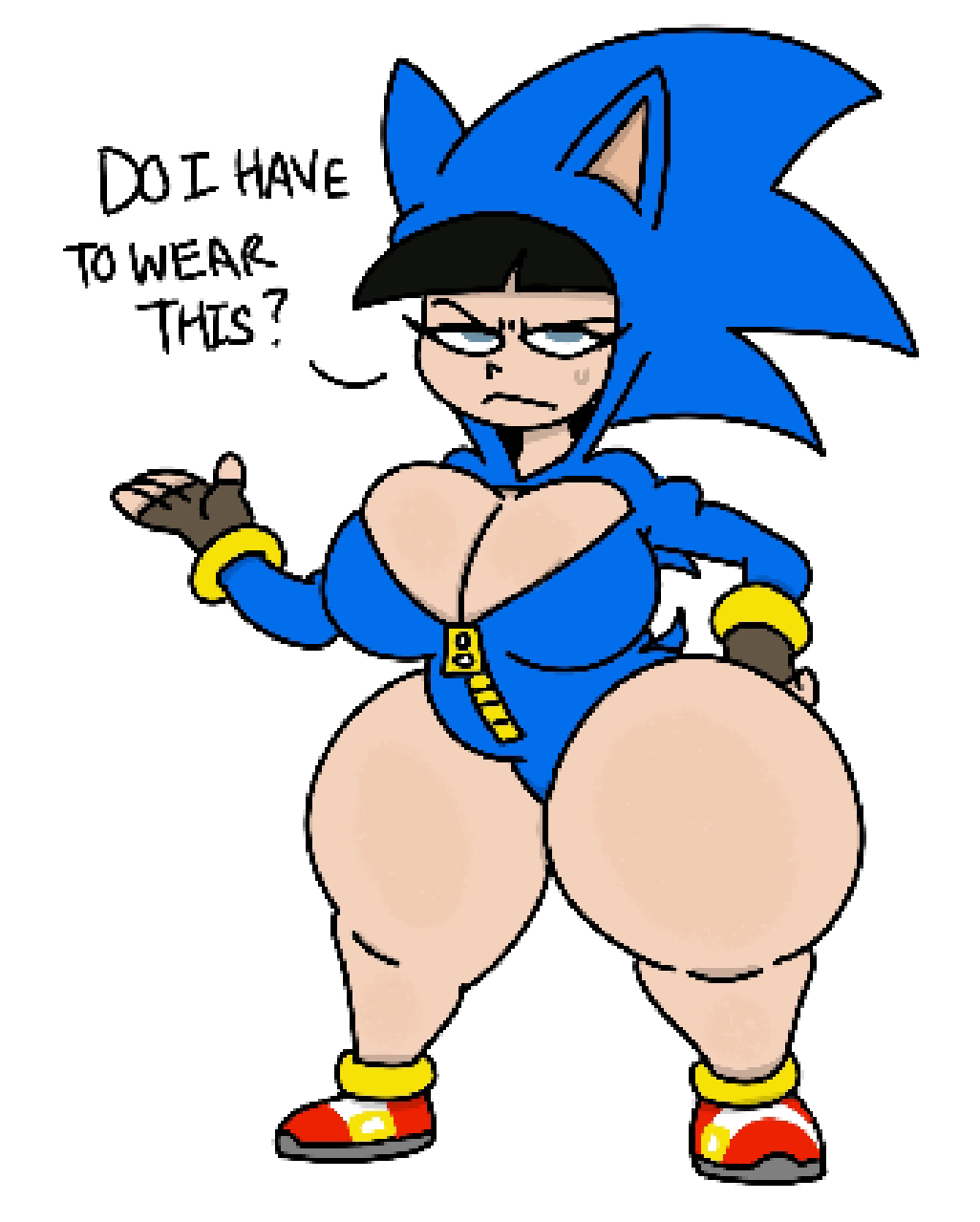 asian asian_bimbo asian_female big_ass big_breasts big_butt big_thighs cosplay nickelodeon paramount_pictures sega sonic_(series) sonic_the_hedgehog_(cosplay) sonic_the_hedgehog_(series) the_fairly_oddparents theslashfive trixie_tang