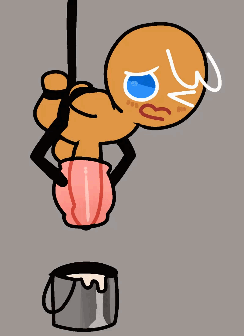 1boy 2025 animated balls ballsack big_penis blush blush_lines brown_body bucket bucket_of_cum bucket_of_semen claw_machine cookie cookie_run cookie_run_kingdom cookie_run_ovenbreak cum cum_in_bucket cumming cumming_in_bucket erect_penis erection femboy femboy_only feminine feminine_male genital_fluids genitals gingerbrave gingerbread_cookie gingerbread_man grey_background heart heart-shaped_pupils large_penis male male_only milking milking_machine no_sound penis penis_milking penis_milking_machine restrained riagaras semen semen_in_bucket sweat sweatdrop sweating tagme tears tears_of_pleasure thick_penis transparent_sex_toy white_hair