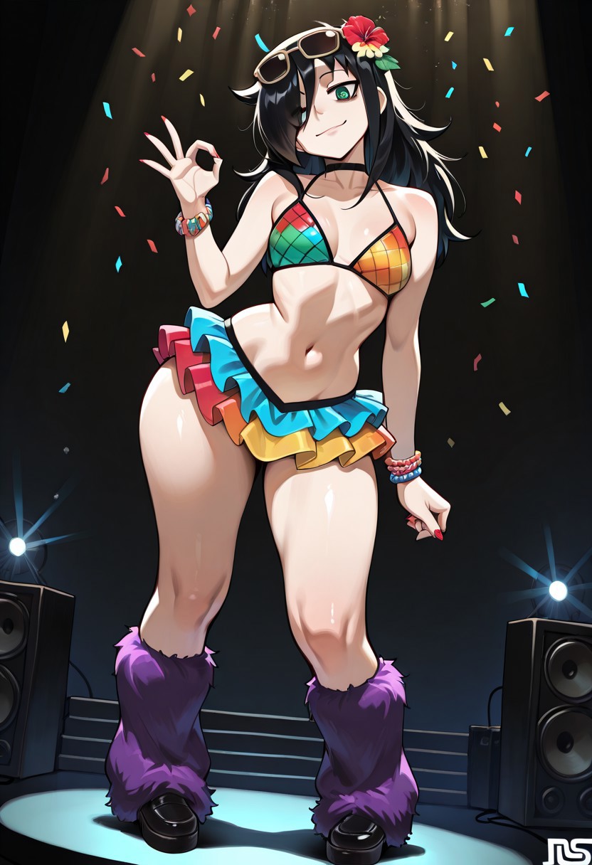 1girls, 2025, ai generated, bigtub7775, female, female only, femcel, kuroki tomoko, solo, solo female, tagme, watashi ga motenai no wa dou kangaetemo omaera ga warui!