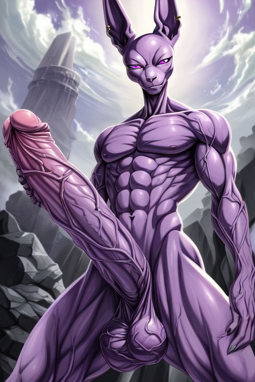 abs ai_generated anthro balls beerus big_balls big_penis cat_humanoid cock cocky69 dragon_ball_super erect_penis erection excessive_size god_of_destruction hard_cock hyper_penis long_penis male_only muscles muscular muscular_anthro muscular_male pecs pectorals penis purple_skin testicles veins veiny veiny_arms veiny_legs veiny_penis veiny_testicles