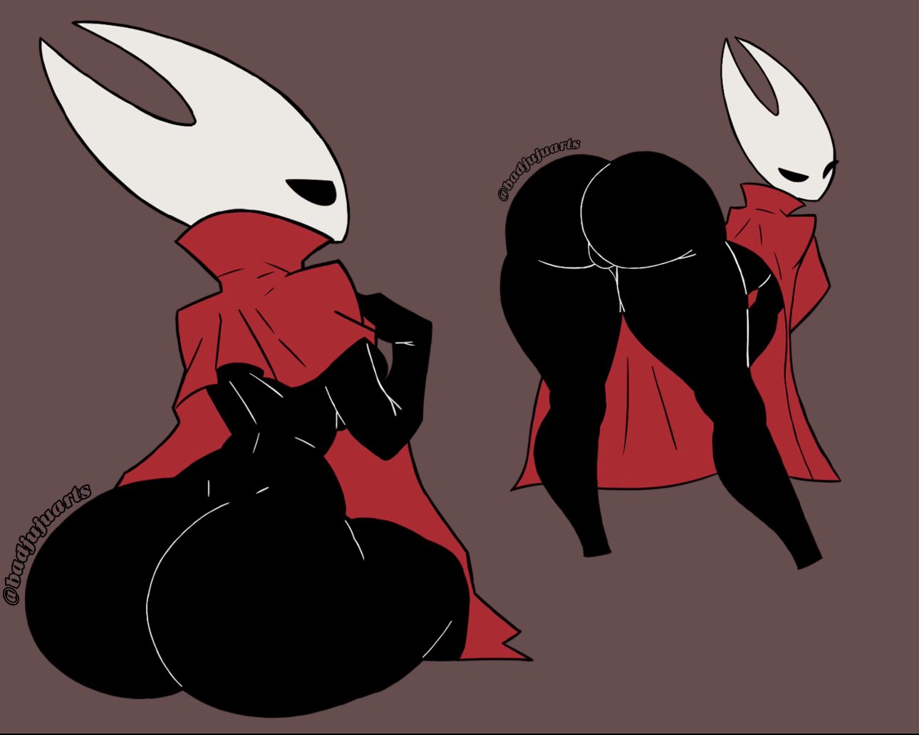 1girls ass ass_focus badjujuarts bent_over big_ass breasts clothing female female_focus female_only from_behind hollow_knight hornet_(hollow_knight) huge_ass looking_at_viewer looking_back nude nude_female sitting solo solo_female solo_focus thick thick_ass thick_thighs