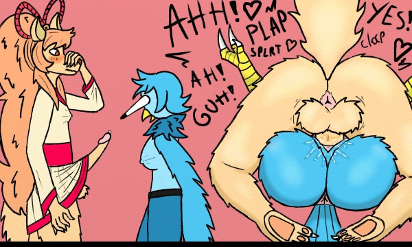 anthro anus ass avian awooga_(meme) big_breasts big_butt big_penis bird blue_body blue_feathers blue_hair breasts canid canine car_man ceroba_ketsukane clothed clothing duo erect_nipples feathers feet female fox from_front_position futanari genitals hair herm intersex intersex/female long_hair mammal martlet_(undertale_yellow) mating_press moan nipple_outline nipples nude orange_eyes orange_hair paws penis sex surprised_expression tail tail_feathers talons toes undertale undertale_(series) undertale_yellow winged_arms wings