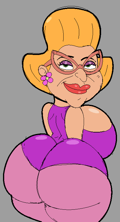 alternate_version_available back_at_the_barnyard barnyard_(film) big_areola big_ass big_breasts fat_ass female_only grey_background mature_female nickelodeon nora_beady self_upload thick_ass thick_thighs weird00d