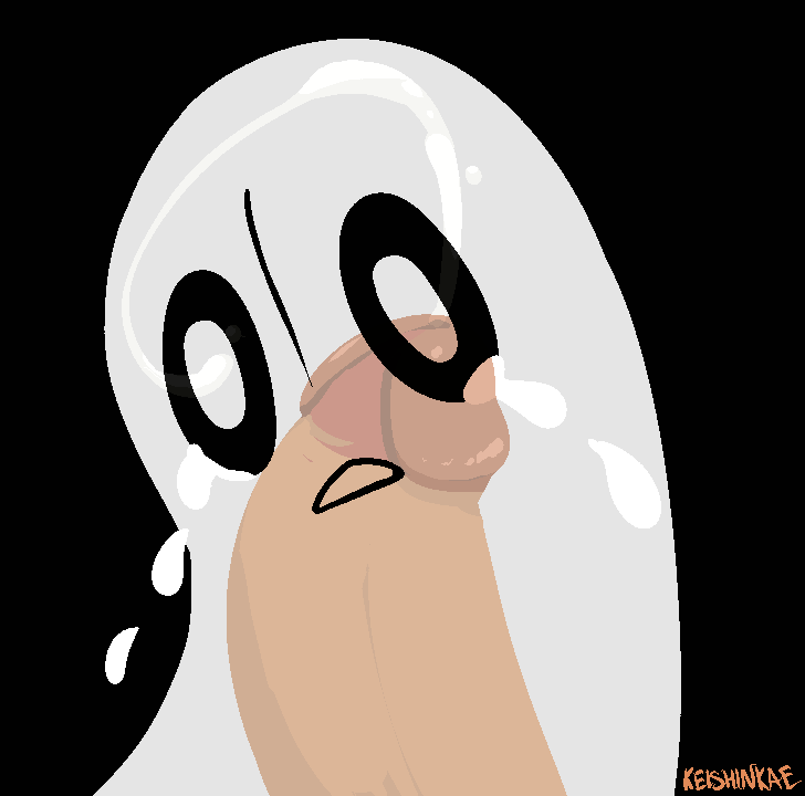 ambiguous_gender crying ghost keishinkae napstablook penis solo spirit undertale undertale_(series)