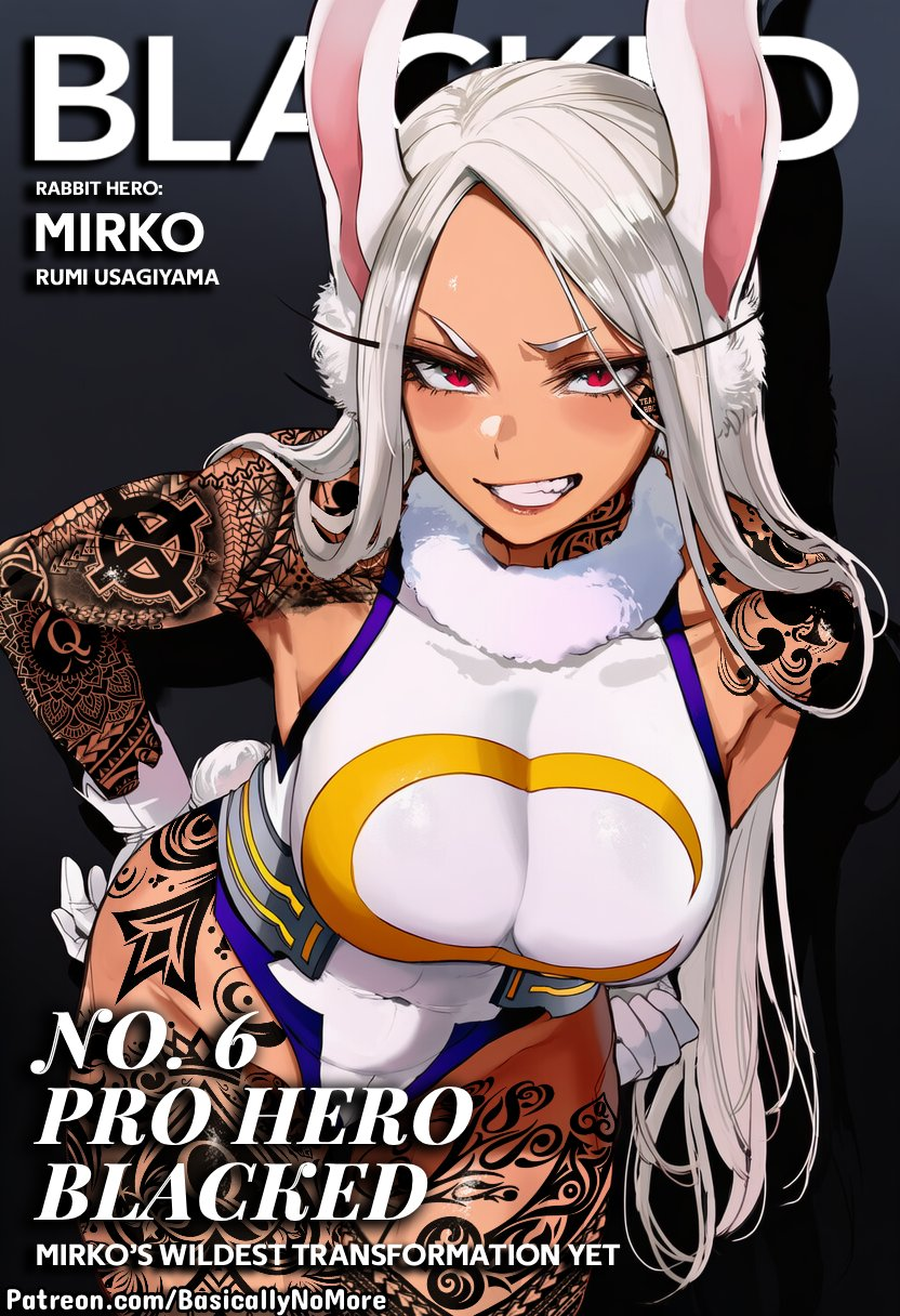 1girl, ai generated, anime, basicallynomore, blacked, female, female only, looking at viewer, mirko, miruko, my hero academia, pubic tattoo, qos, qos tattoo, queen of spades, queen of spades symbol, queen of spades tattoo, rumi usagiyama, tattoo, tattoos, usagiyama rumi, white skin