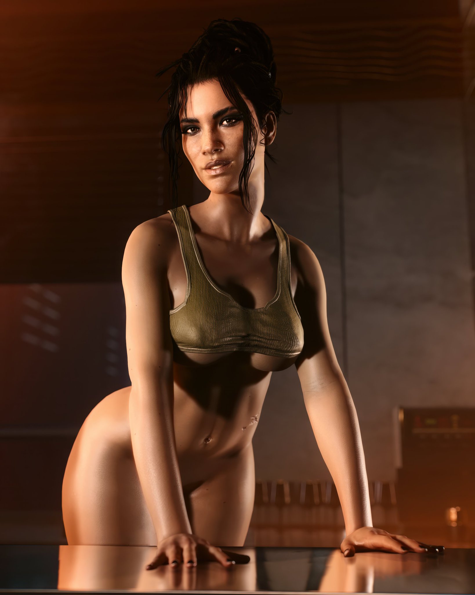1girls, 3d, ass, big ass, big breasts, breasts, brown body, brown skin, brown-skinned female, bust, busty, cd projekt red, curvaceous, curvy, curvy figure, cyberpunk, cyberpunk (series), cyberpunk 2077, dark skin, dark-skinned female, female, hips, mature, mature female, panam palmer, simonsframe, slim waist, thick, thick hips, thick legs, thick thighs, thighs, voluptuous, waist, wide hips