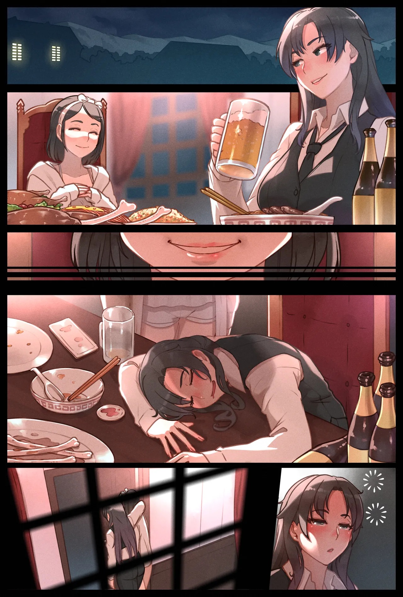 comic, drugged, drunk, female, hiratsuka shizuka, imminent bestiality, imminent sex, implied bestiality, mr.takealook, my teen romantic comedy snafu, unconscious, yukinoshita haruno, zoophilia