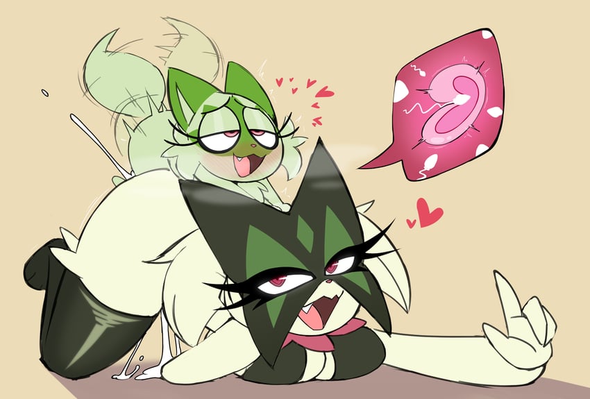 Meowscarada (Furry Girl) Rule 34 Image