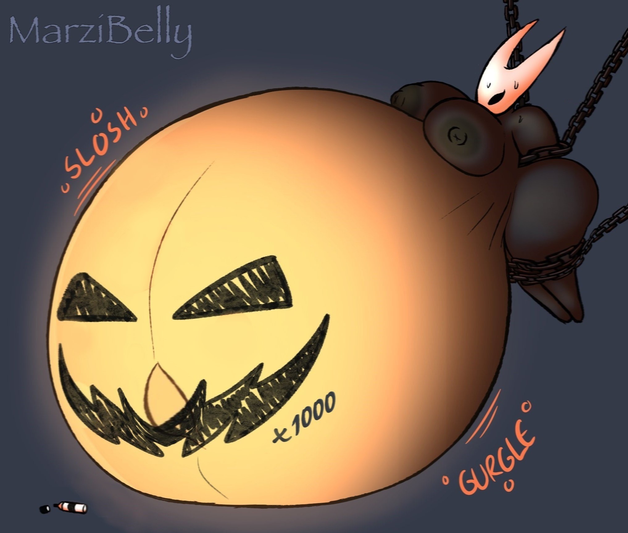 2d (artwork), about to burst, about to explode, alien, anthro, arthropod, ass, bbw, belch, belly, belly bigger than body, belly bulge, belly expansion, belly grab, belly inflation, belly overhang, bending over, big ass, big belly, big belly bulge, big butt, big hips, big outie navel, big thighs, bigger female, black body, bloated, blush, body growth, body growth (enlargement), breasts, bug, bulging belly, casual, chains, chubby, chubby female, close to bursting, cum, cum ballooning, cum inflated belly, cumflated belly, cumflation, curvy, curvy figure, egg, eggnant, embarrassed, expansion, fat, fat female, fatty, fecharis, female, female focus, filled belly, filled womb, flustered, giant, giantess, gigantic belly, glorp, glowing, growth, hollow knight, hornet (hollow knight), huge ass, huge belly, huge butt, huge hips, huge thighs, humanoid, hyper, hyper ass, hyper belly, hyper breasts, hyper butt, hyper cumflation, hyper inflation, hyper stomach bulge, impregnation, inflation, insectoid, insects, jiggle, jiggling, jiggling ass, lactation, large belly, love handles, macro, massive ass, massive belly, massive breasts, milf, monster girl, obese, orange body, outie navel, overweight, overweight female, pregnant, ready to pop, rumbling stomach, silksong, slosh, sloshing belly, solo focus, spider, ssbbw, stomach tattoo, stretched, stretching, stuffed, stuffed belly, swollen belly, tattoo, team cherry, thick ass, thick legs, thick thighs, voluptuous, weight gain, wide hips