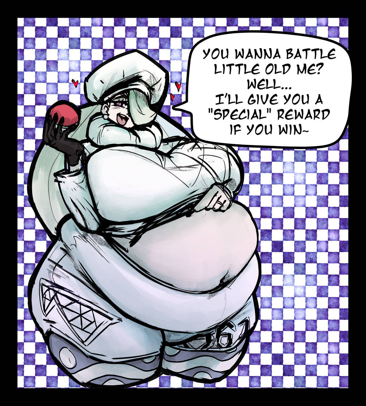 bbw, big belly, big breasts, breasts, chubby, chubby female, fat, female, melony (pokemon), milf, mrnobody, pokemon, pokemon swsh, tagme, venus body