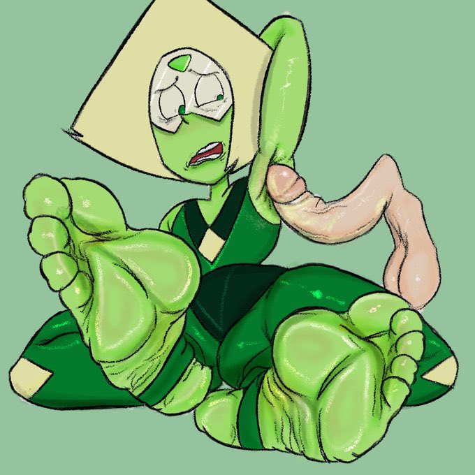 armpit_fetish armpit_sex embarassed feet foot_fetish naferpit peridot_(steven_universe) soles steven_universe sweaty