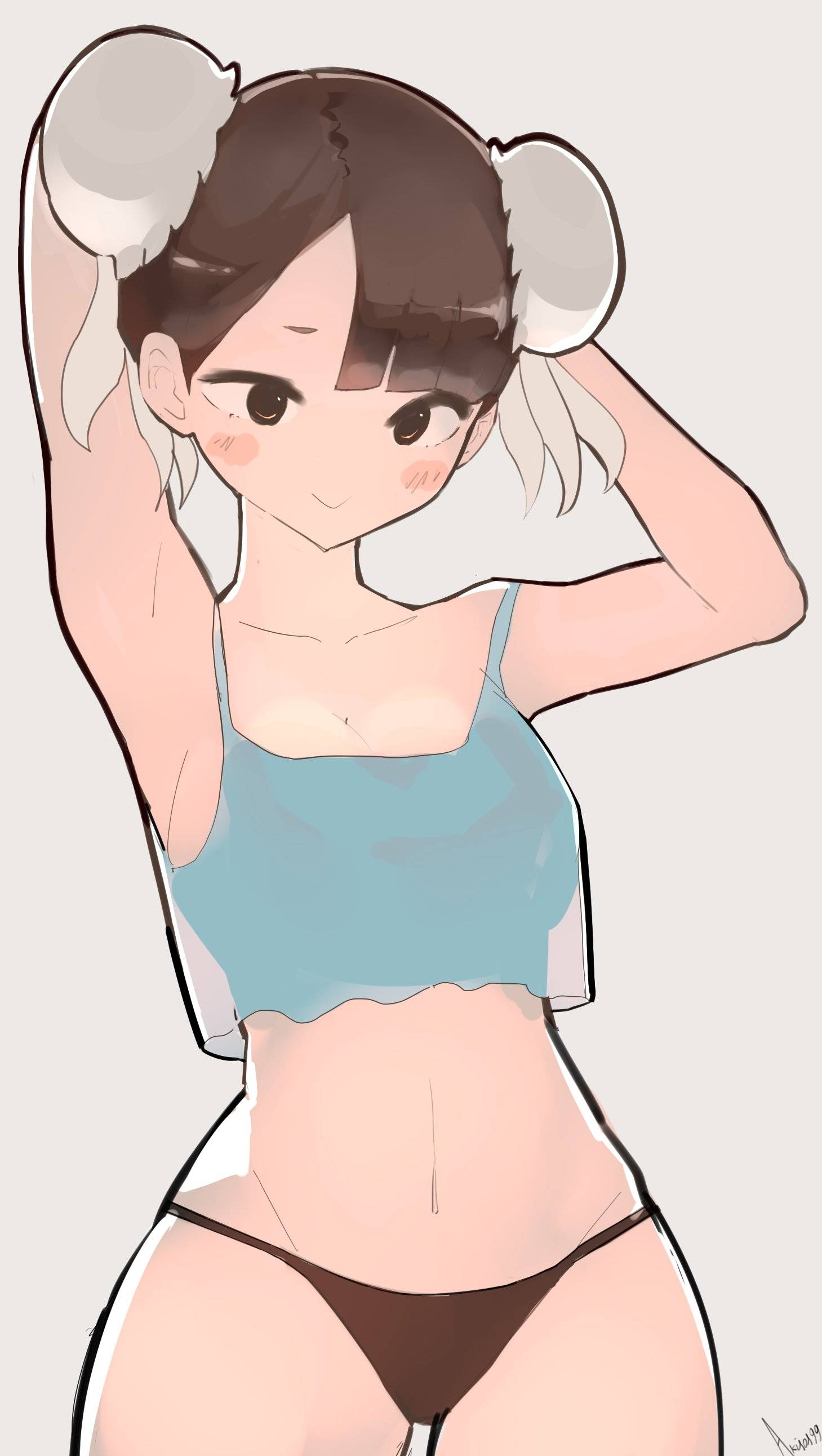 1girl 1girls adult adult_female akisas99 almost_naked almost_nude arm_behind_head armpit armpit_peek armpits arms_behind_head big_boobs big_breasts black_panties black_underwear blue_bra blue_underwear bra breasts brown-eyed_female brown-haired_female brown_eyebrows brown_eyes brown_hair busty busty_female busty_girl chun-li closed_mouth_smile exposed eye-level_view from_front front_view hairless_armpits hand_behind_head hands_behind_head hourglass_figure knees_out_of_frame large_boobs large_breasts lean_figure light_smile mature mature_female mature_woman mostly_nude naked naked_female naked_woman narrow_waist nearly_nude nude nude_female nudity panties posing posing_for_the_viewer posing_naked posing_nude practically_nude presenting_armpit shaved_armpits slender_body slender_waist slight_smile slim_female slim_waist smile smiley_face smiling smiling_at_viewer smooth_armpits street_fighter street_fighter_6 thigh_gap top_view underwear wide_hips woman