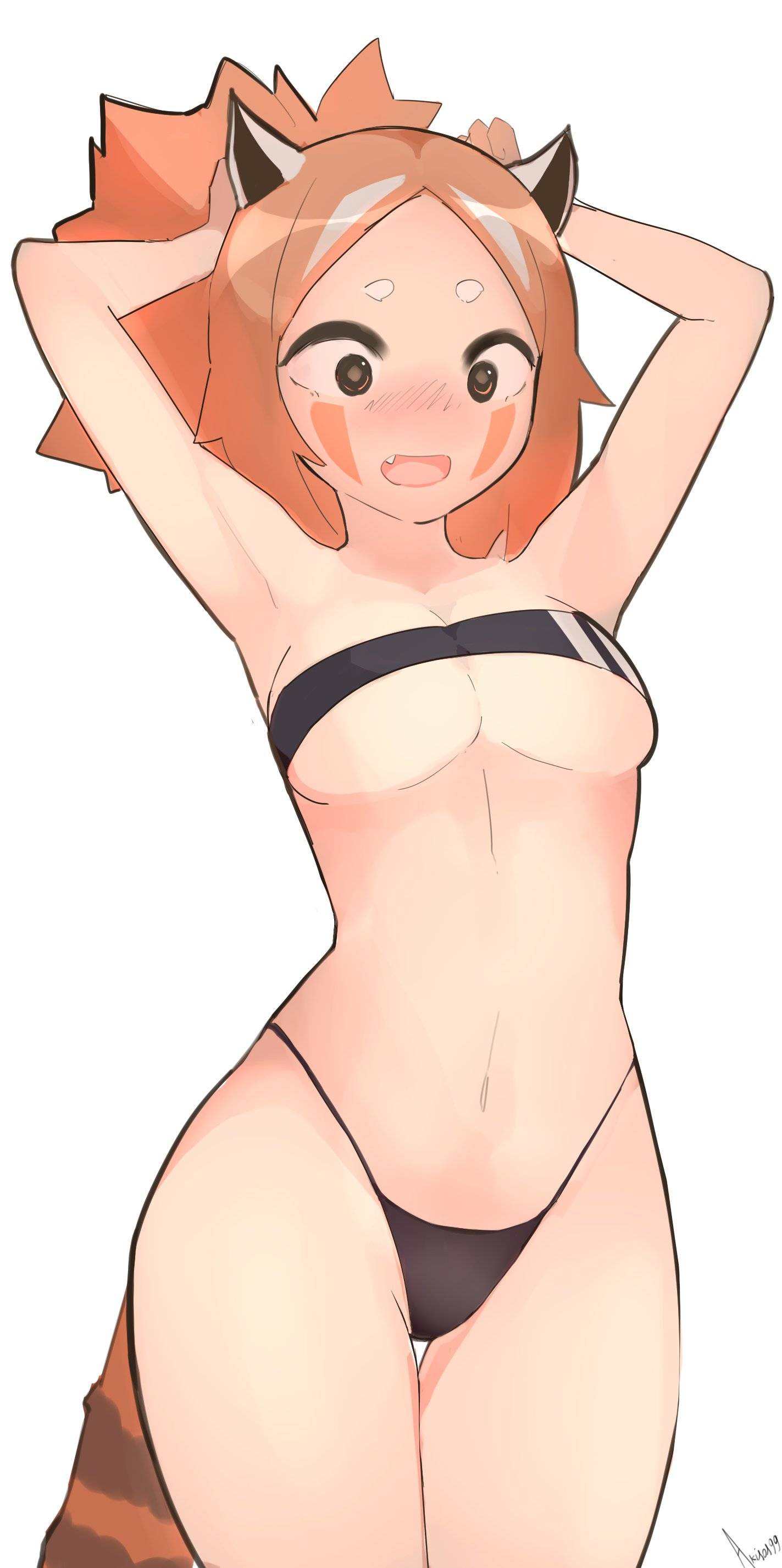 1girls 2d 2d_(artwork) 2d_artwork akisas99 almost_naked almost_nude arm_behind_head armpit armpit_crease armpit_peek armpits arms_behind_head average_breasts background bare_armpits bare_arms bare_belly bare_chest bare_hands bare_hips bare_legs bare_midriff bare_navel bare_shoulders bare_skin bare_thighs belly belly_button bikini bikini_bottom bikini_only bikini_top black_bikini black_bikini_bottom black_bikini_top black_horn black_horns black_swimsuit black_swimwear blank_background blush_face blushing blushing_female breasts brown-eyed_female brown_eyes collarbone curvaceous curvaceous_body curvaceous_female curvaceous_figure curvaceous_hips curvy curvy_body curvy_female curvy_figure curvy_hips digital digital_art digital_drawing digital_drawing_(artwork) digital_media digital_media_(artwork) drawing elbows embarrassed embarrassed_exposed_female embarrassed_expression embarrassed_female embarrassed_naked_female embarrassed_nude_female embarrassed_underwear_female exposed exposed_armpits exposed_arms exposed_belly exposed_chest exposed_hips exposed_legs exposed_midriff exposed_navel exposed_shoulders exposed_skin exposed_thighs eye-level_view female female_focus female_only fit_female flushed flushed_cheeks flushed_face flustered flustered_female from_front front_view ginger ginger_hair groin hairless_armpits hand_behind_head hands_behind_head horn horns inframammary_fold inguinal_crease inguinal_ligament knees_out_of_frame lean_figure linea_alba long_hair looking_at_viewer medium_breasts midriff monotone_background mostly_nude multicolored_hair naked naked_female naked_woman narrow_waist navel nearly_nude nude nude_female nudity oc one_color_background open_mouth orange-haired_female orange_hair orange_hair_female original original_art original_artwork original_character original_female_character parted_bangs parted_lips plain_background portrait posing posing_for_the_viewer posing_naked posing_nude practically_nude presenting_armpit shaved_armpits slender_body slender_waist slim_female slim_waist solid_color_background solo split-color_hair standing stomach swimsuit swimwear thigh_gap thighs tongue top_view two-tone_hair two_tone_hair underboob upper_body white-haired_female white_background white_eyebrows white_hair wide_hips