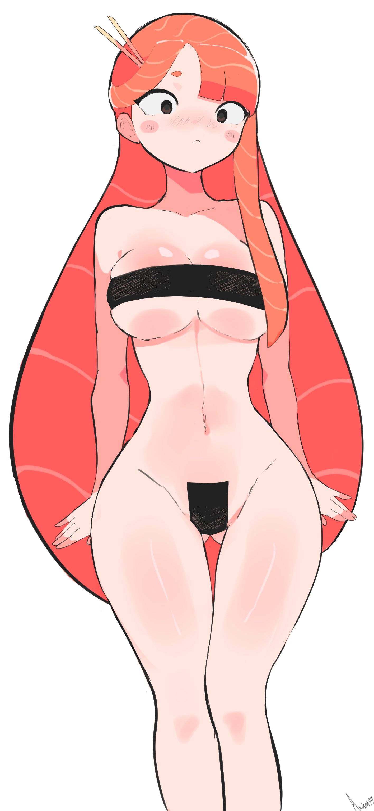 1girls 2d 2d_(artwork) 2d_artwork akisas99 almost_naked almost_nude ass_visible_from_the_front ass_visible_through_thighs background bare_arms bare_belly bare_chest bare_hands bare_hips bare_legs bare_midriff bare_navel bare_shoulders bare_skin bare_thighs belly belly_button below_view big_boobs big_breasts black-eyed_female black_eyes blank_background blank_expression blank_eyes blank_stare breasts busty busty_female busty_girl collarbone curvaceous curvaceous_body curvaceous_female curvaceous_figure curvaceous_hips curvy curvy_body curvy_female curvy_figure curvy_hips digital digital_art digital_drawing digital_drawing_(artwork) digital_media digital_media_(artwork) down_angle drawing emotionless exposed exposed_arms exposed_belly exposed_chest exposed_hips exposed_legs exposed_midriff exposed_navel exposed_shoulders exposed_skin exposed_thighs feet_out_of_frame female female_focus female_only fingers fit_female foot_out_of_frame from_below from_below_view from_front front_view ginger ginger_hair glistening_boobs glistening_breasts glistening_legs glistening_skin glistening_thighs glossy_breasts groin hair_pin hairpin hairpins head_tilt hourglass_figure inframammary_fold inguinal_crease inguinal_ligament knees large_boobs large_breasts lean_figure legs_closed legs_together linea_alba long_hair looking_at_viewer looking_down looking_down_at_viewer low-angle_shot low-angle_view low_angle low_angle_view midriff monotone_background mostly_nude naked naked_female naked_woman narrow_waist navel nearly_nude neutral_expression nude nude_female nudity oc one_color_background orange-haired_female orange_eyebrows orange_hair orange_hair_female original original_art original_artwork original_character original_female_character parted_bangs partially_exposed_vulva partially_visible_vulva plain_background portrait practically_nude sashimi shiny_breasts shiny_legs shiny_skin shiny_thighs shoulders slender_body slender_waist slim_female slim_waist solid_color_background solo standing stomach thigh_gap thighs thighs_together tilted_head top_view under_view underboob upper_body voluptuous voluptuous_body voluptuous_female voluptuous_figure voluptuous_woman white_background wide_hips